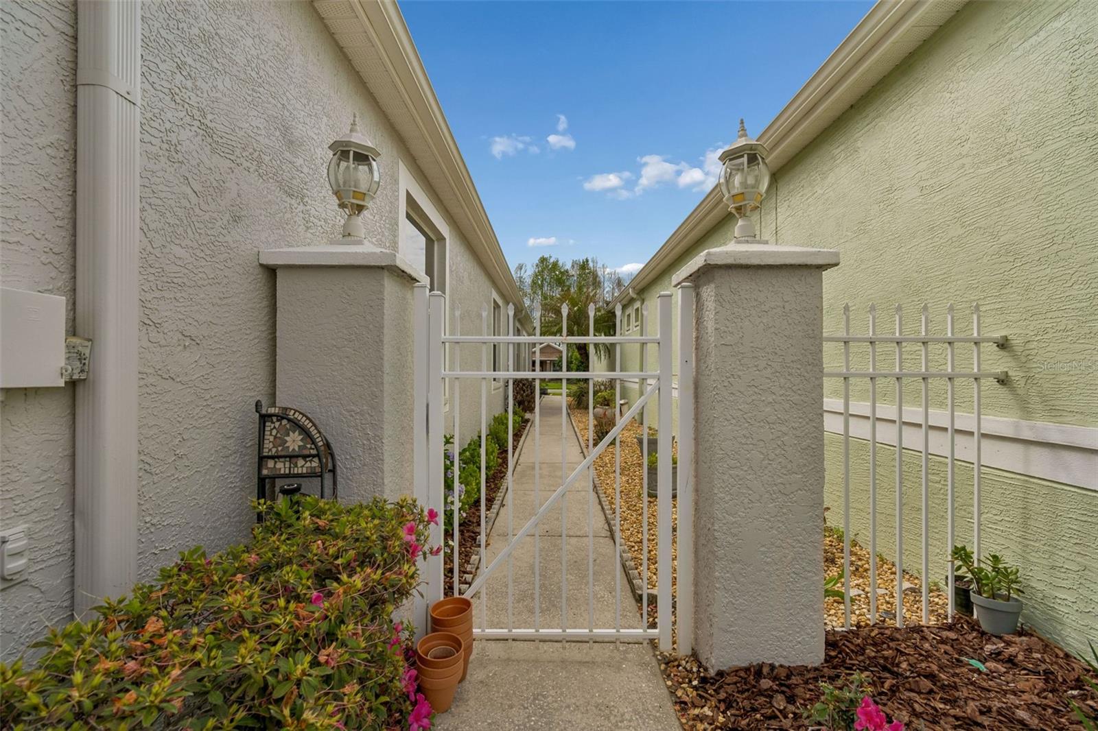 Gated Entry Walkway