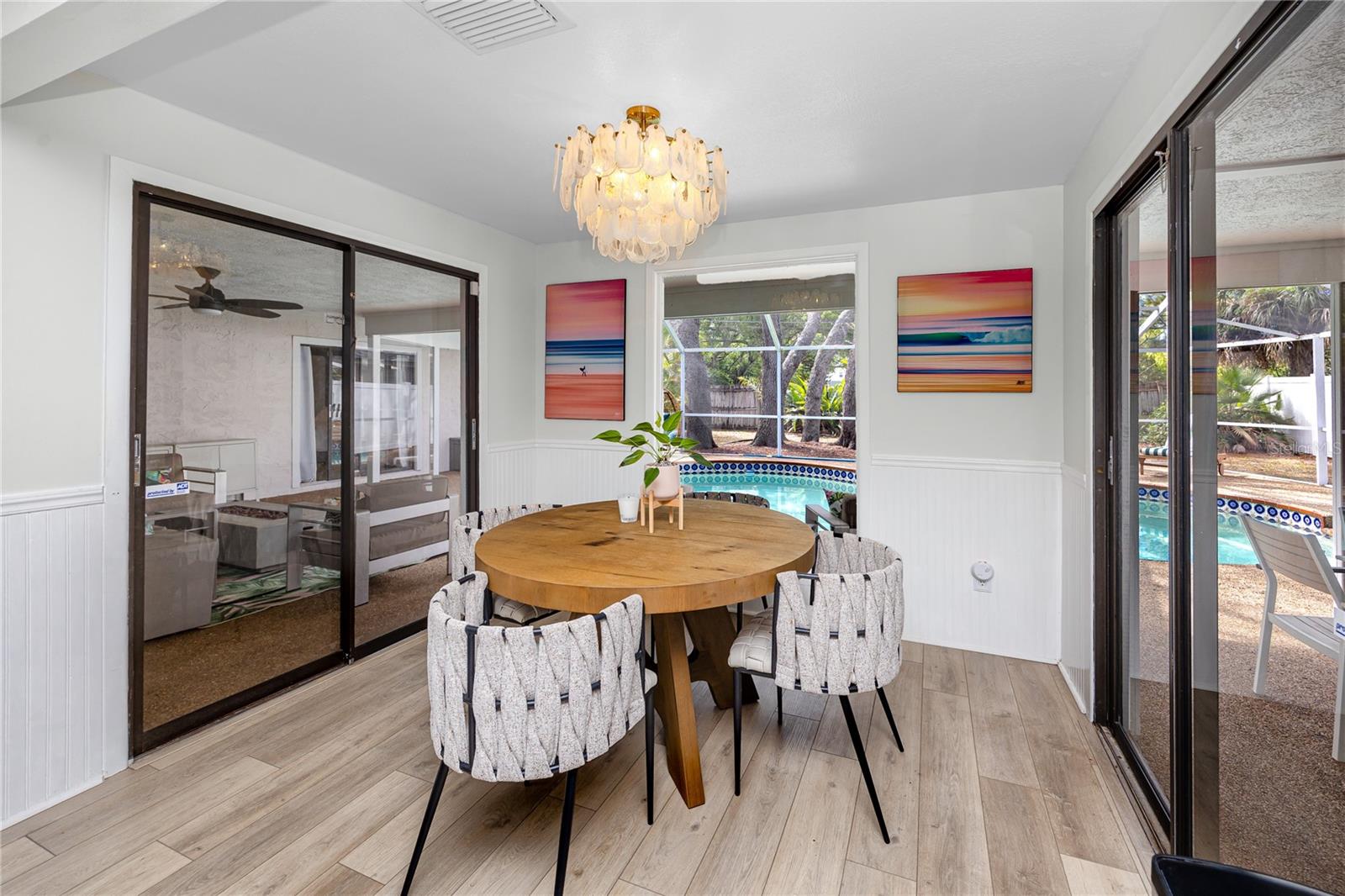 Easy access to the lanai.