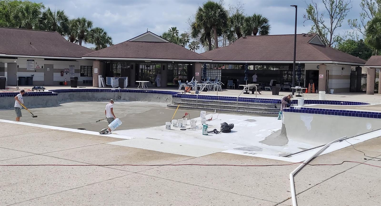Community pool, currently being redone!