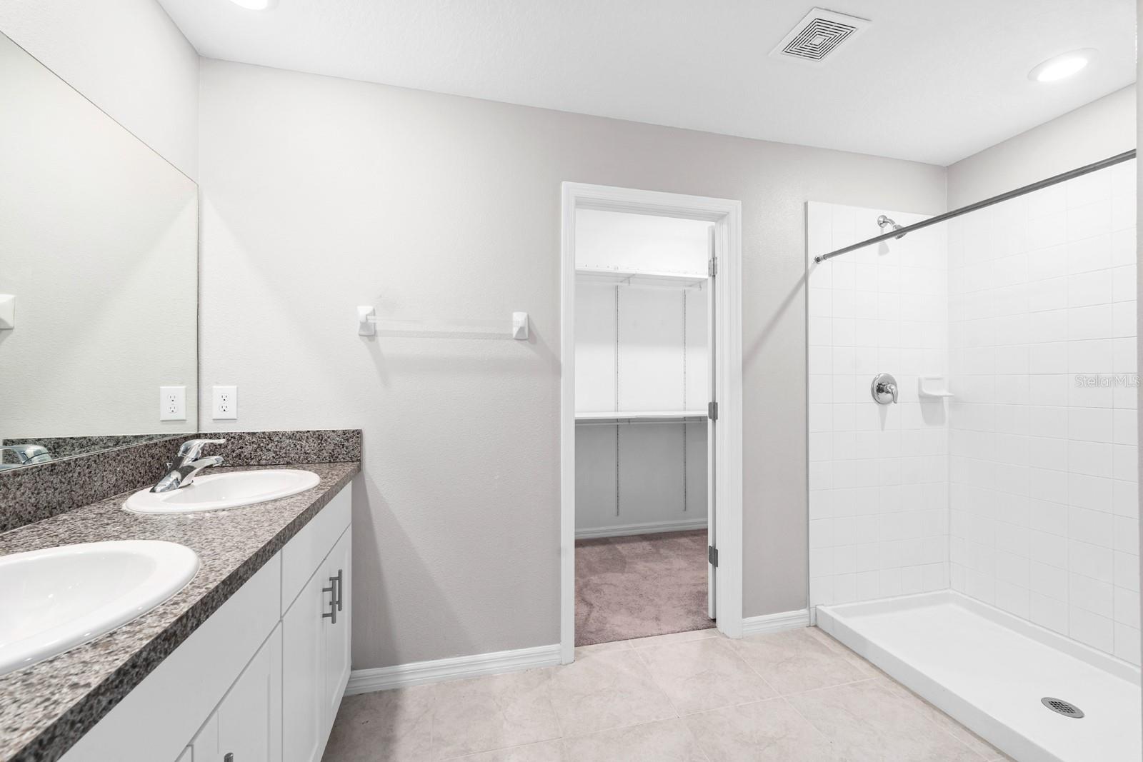Primary Bathroom with walk in shower