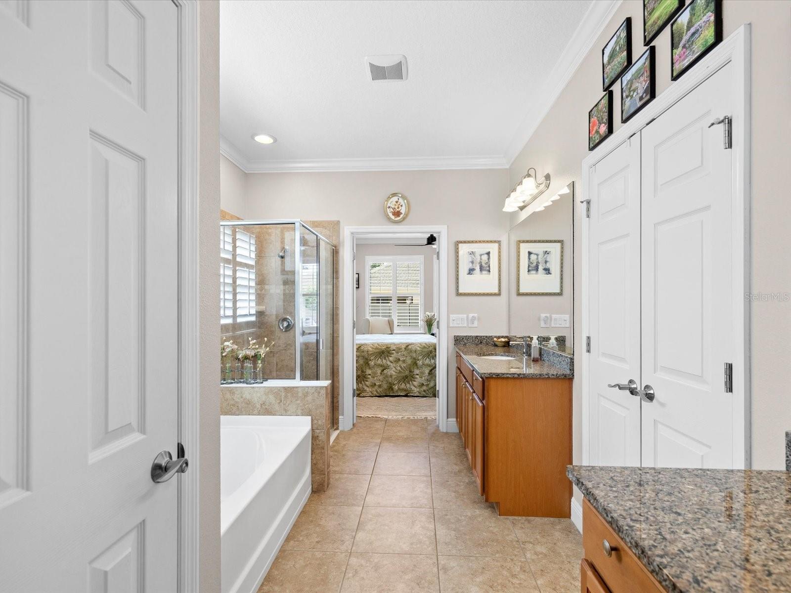 Custom walk-in closet