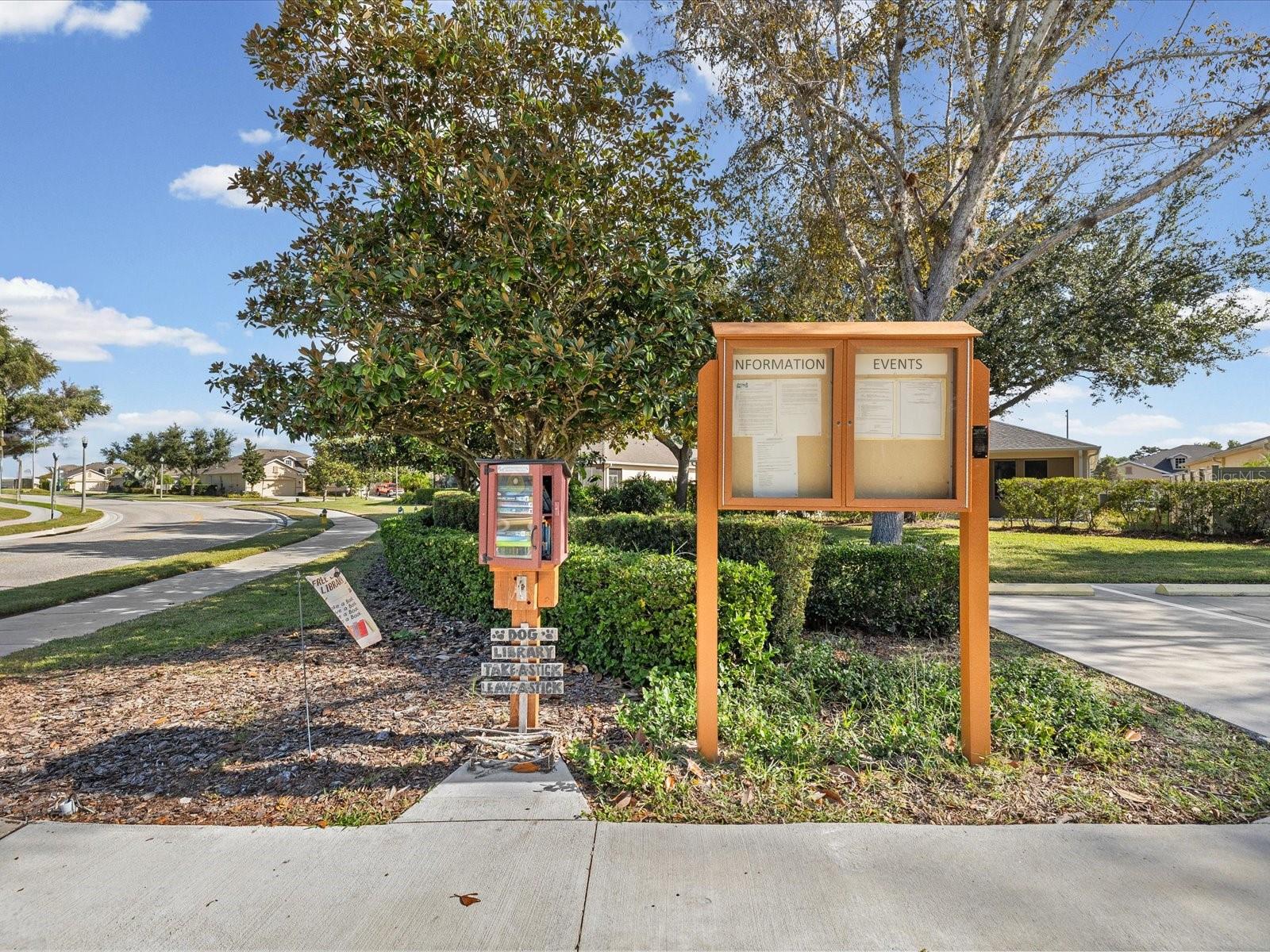 GulfWinds Community Info board