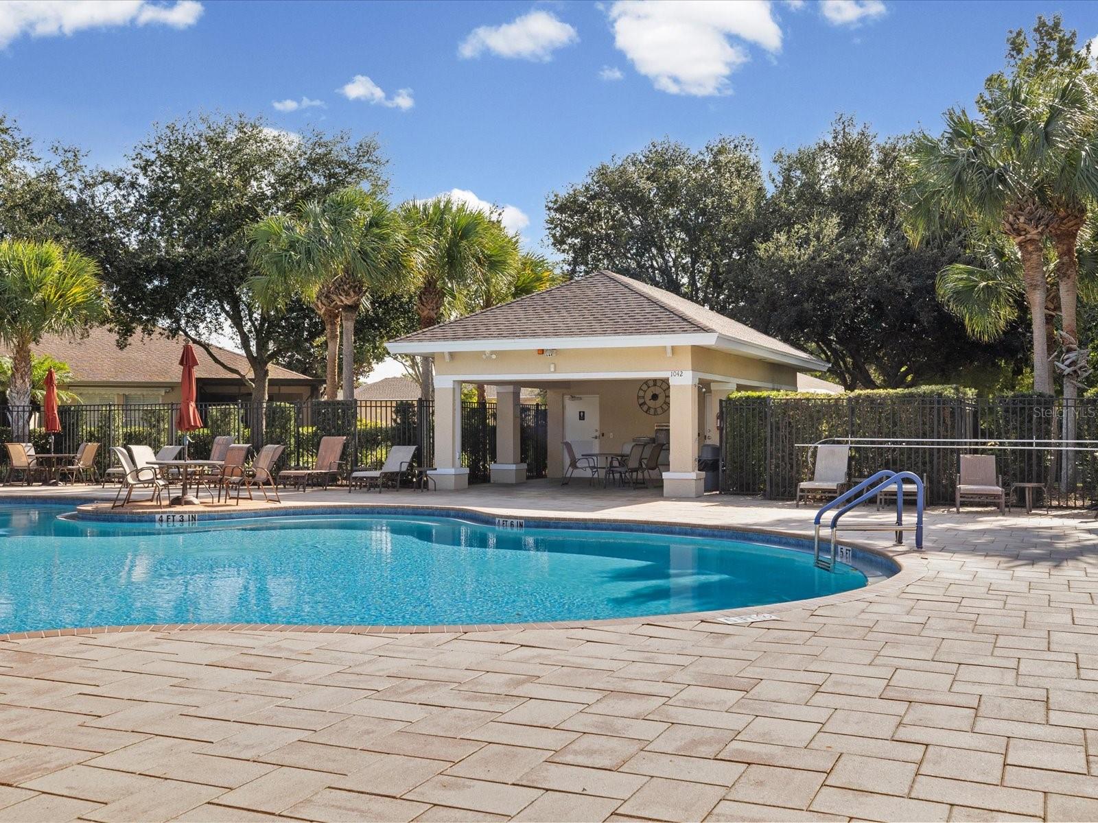 Enjoy maintenance free exterior care and access to the community pool