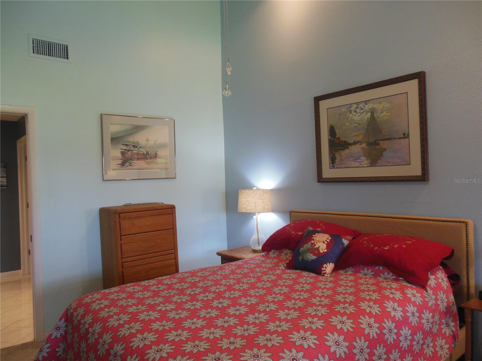 Spacious Master Suite with vaulted ceiling - room for master bed . . .