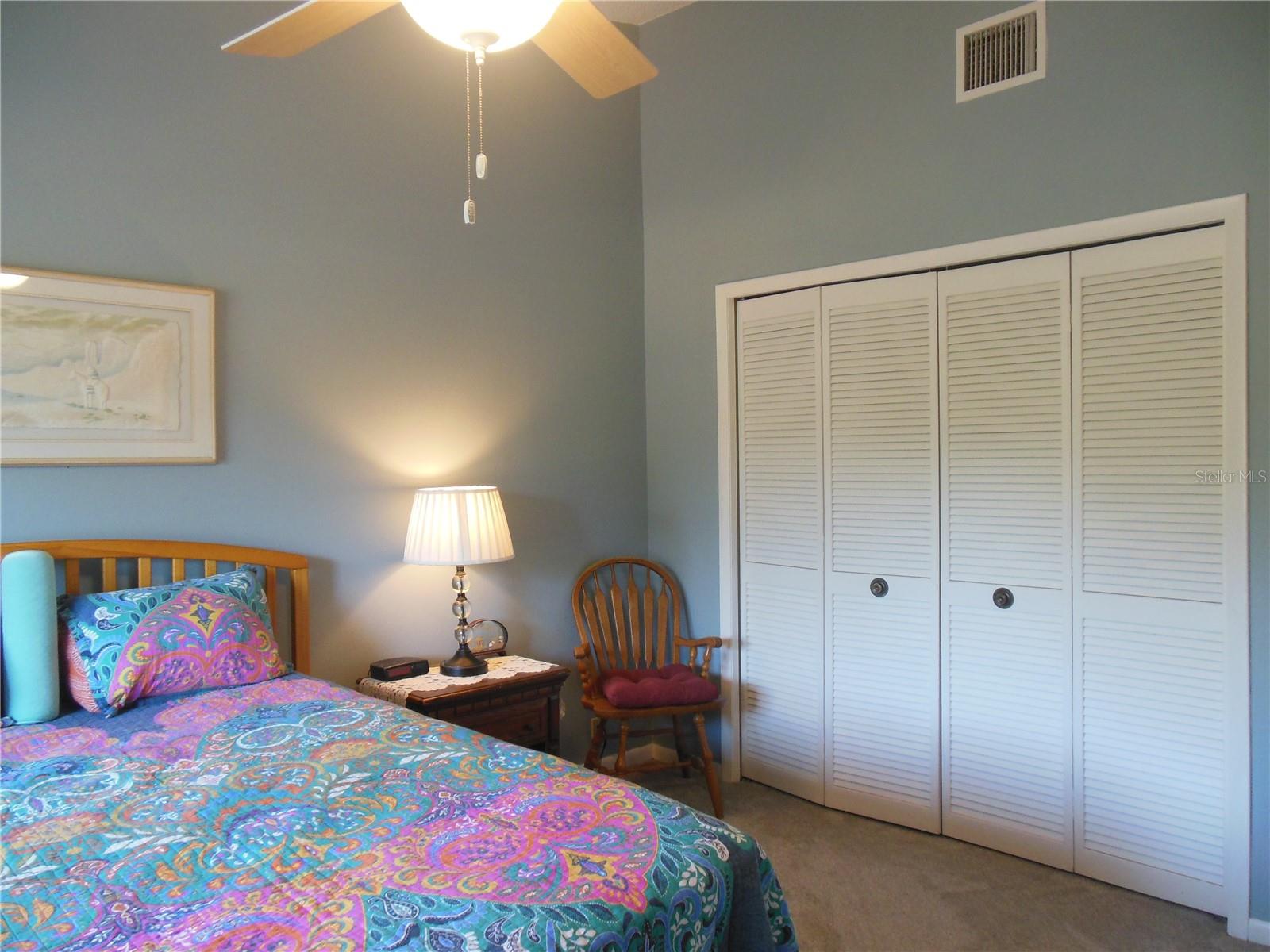 2nd Bedroom with wall-to-wall closet . . .