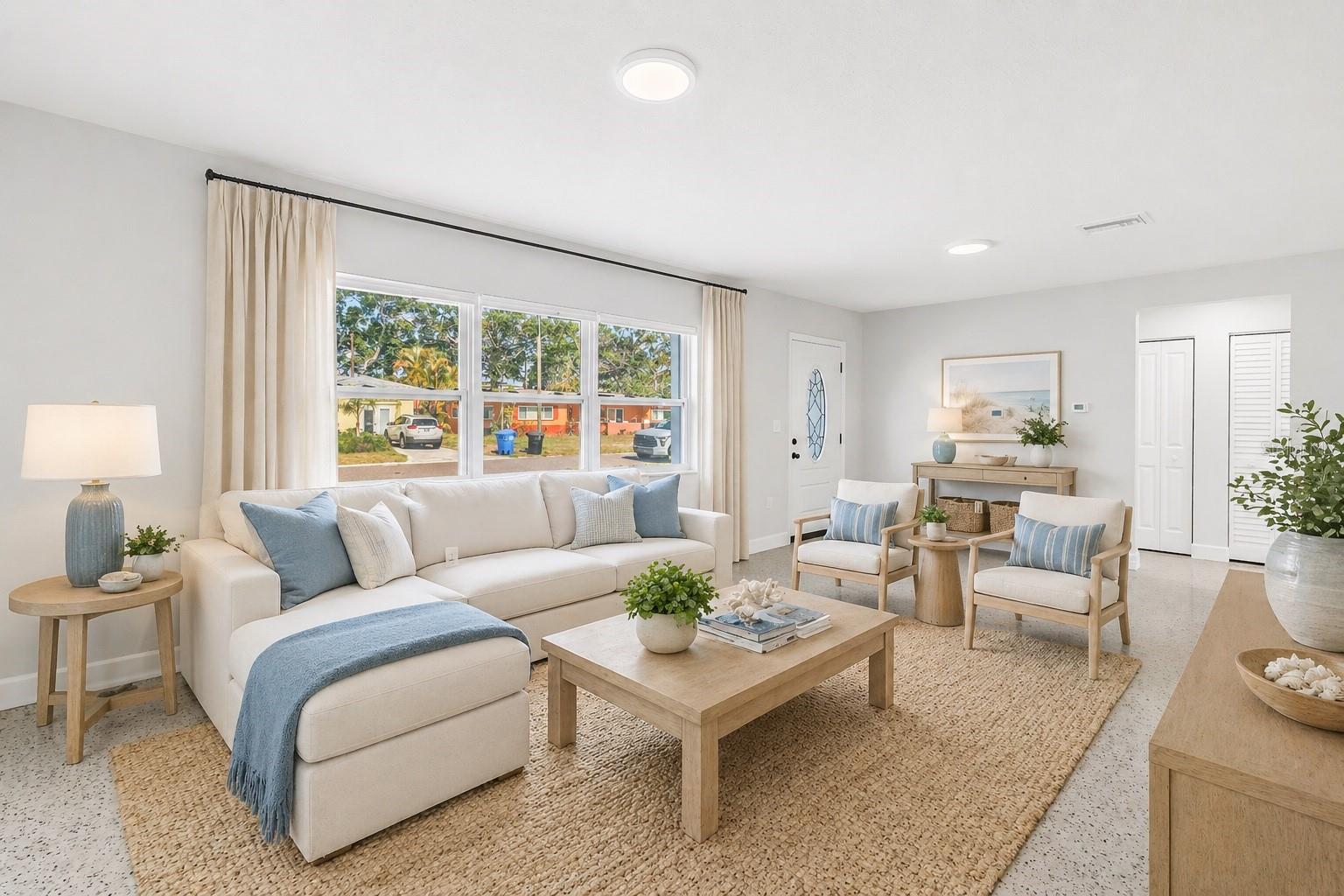 Living Room - staged