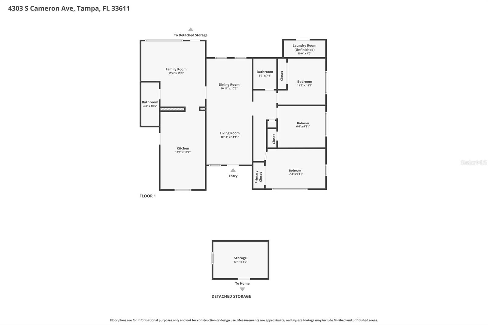 THIS IS A FLOOR PLAN WITH A THIRD BEDROOM!