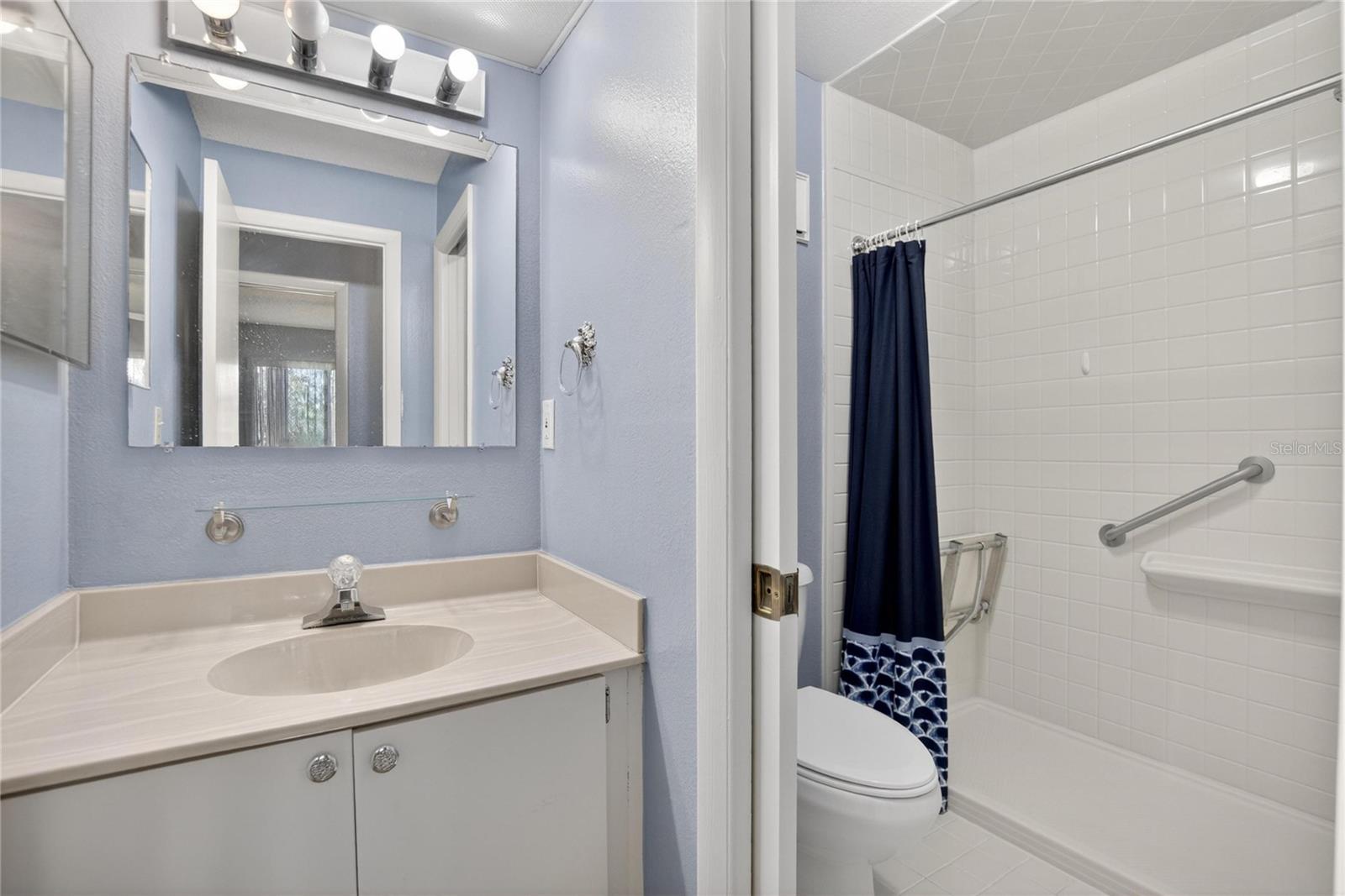 guest bathroom - handicap equipped
