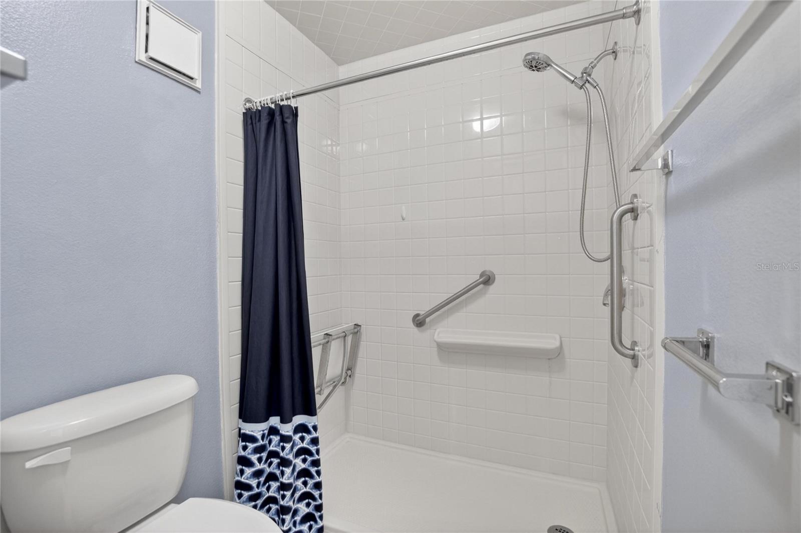 guest bathroom - handicap equipped