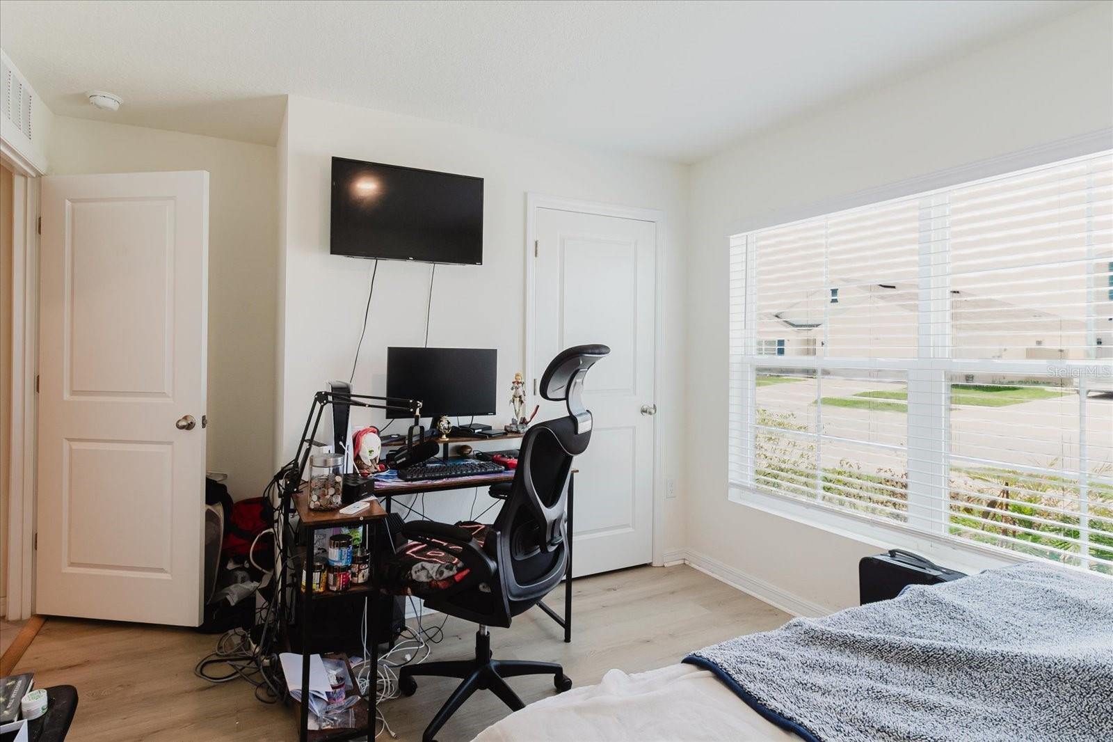 1st bedroom right by the entrance