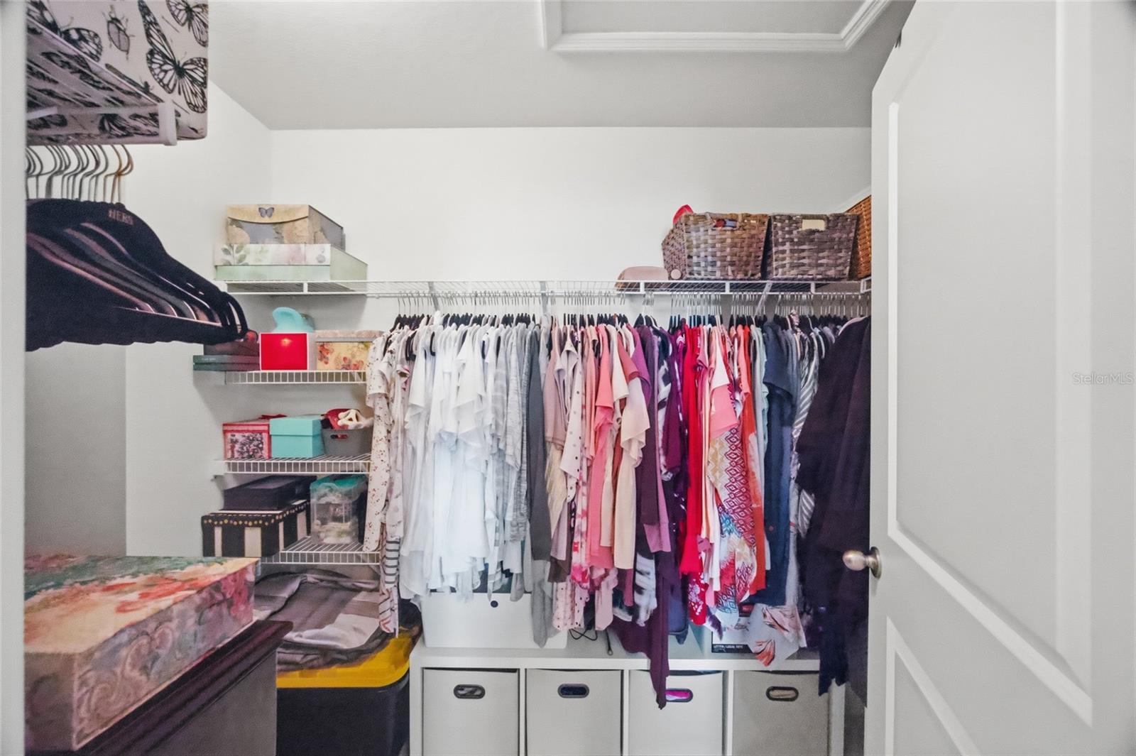 large walk-in closet