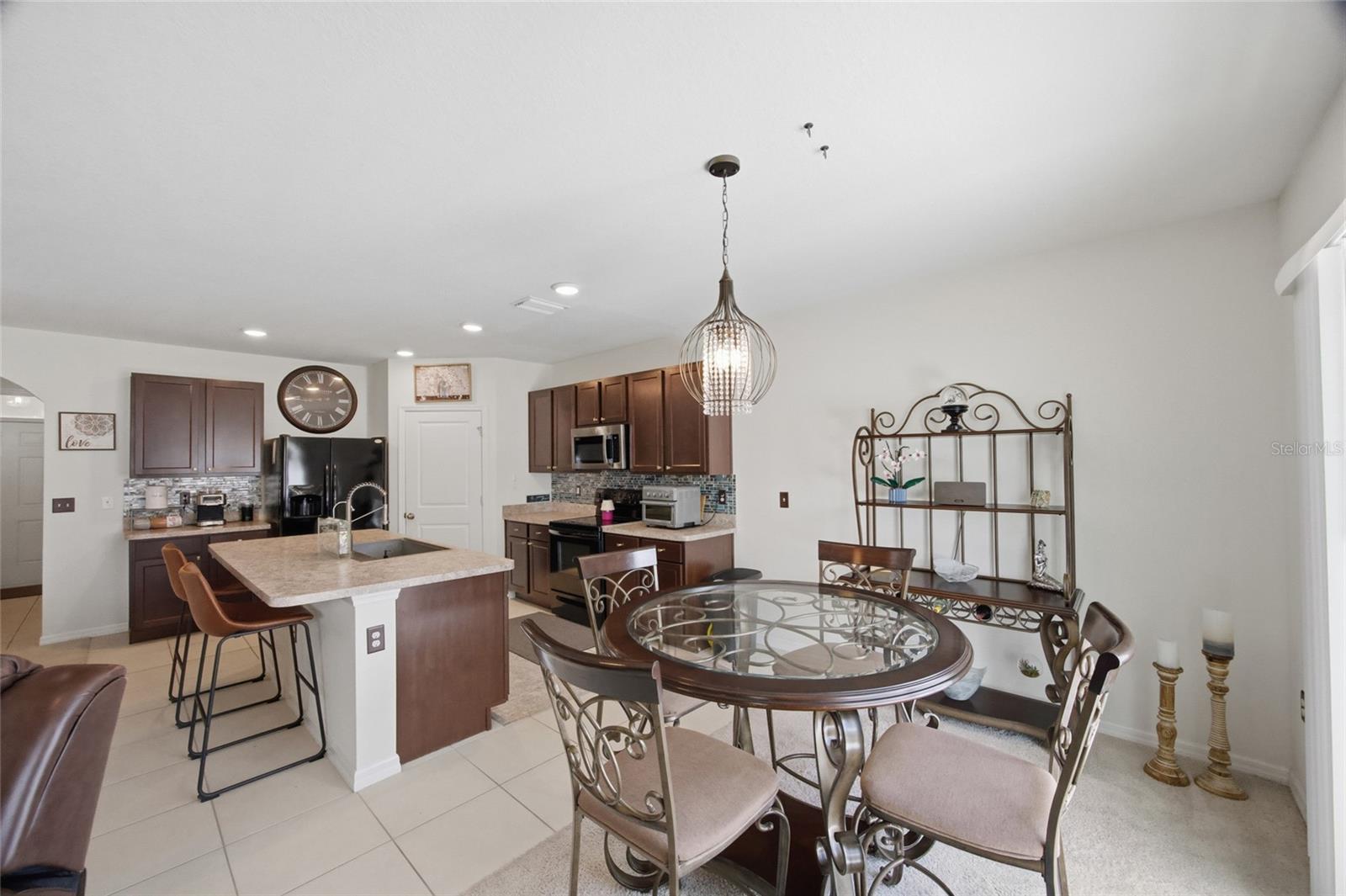 Kitchen with dining area