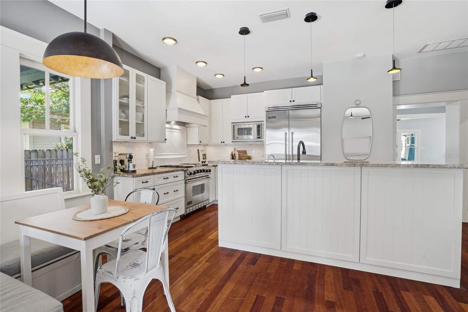 kitchen with viking appliances