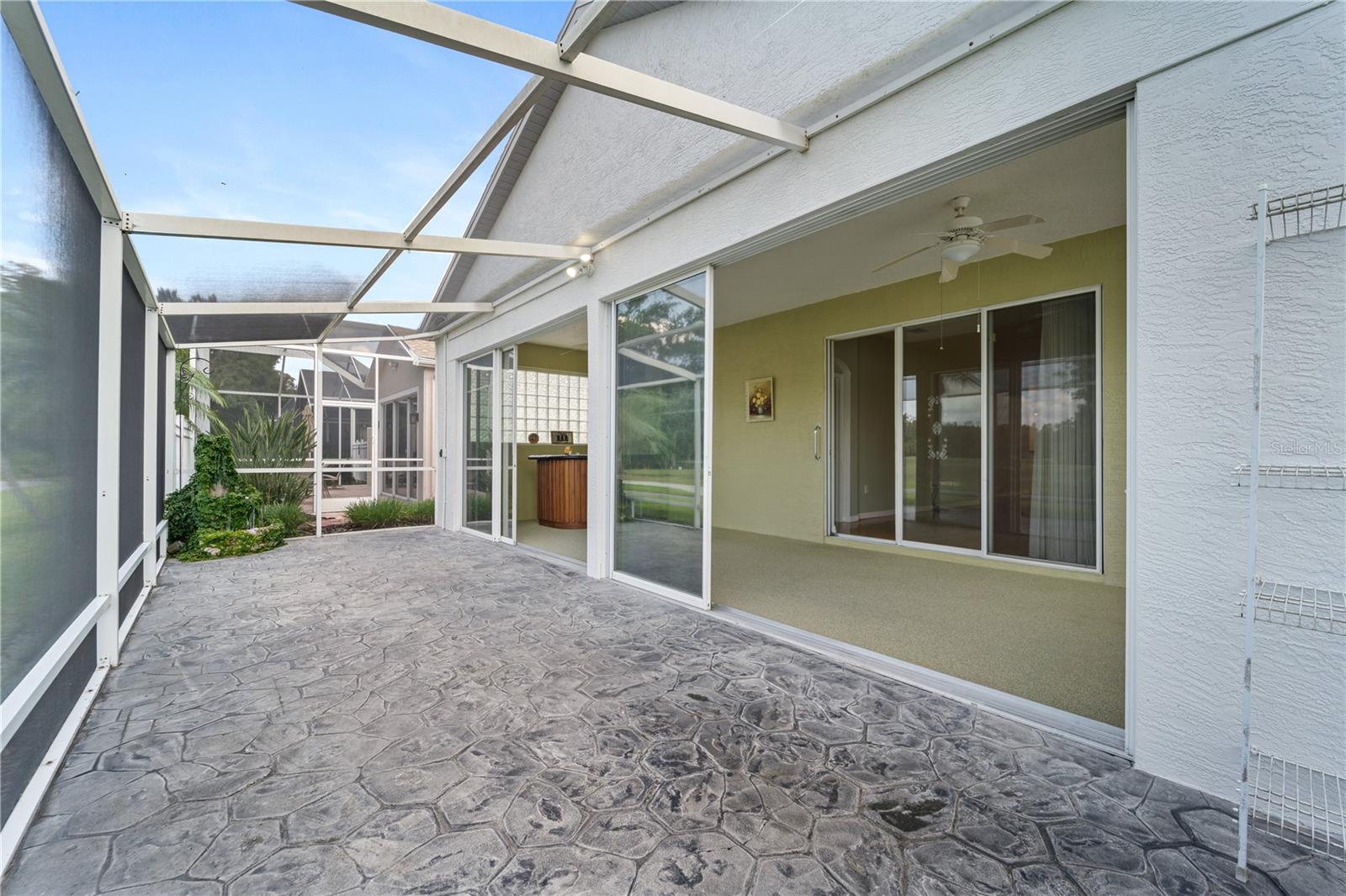 Screened Patio with Stunning Golf & Water Views