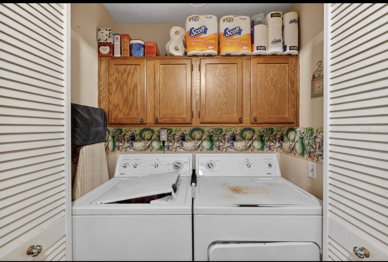 In door utility room