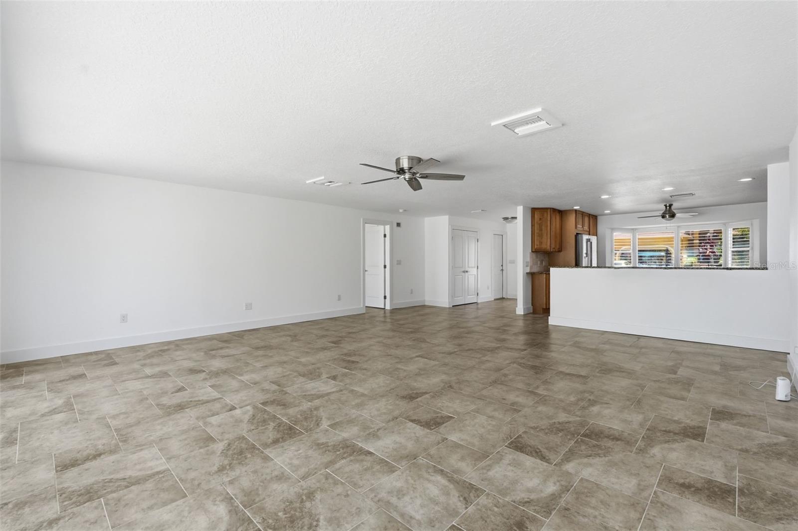 Open Layout Kitchen/Living Room
