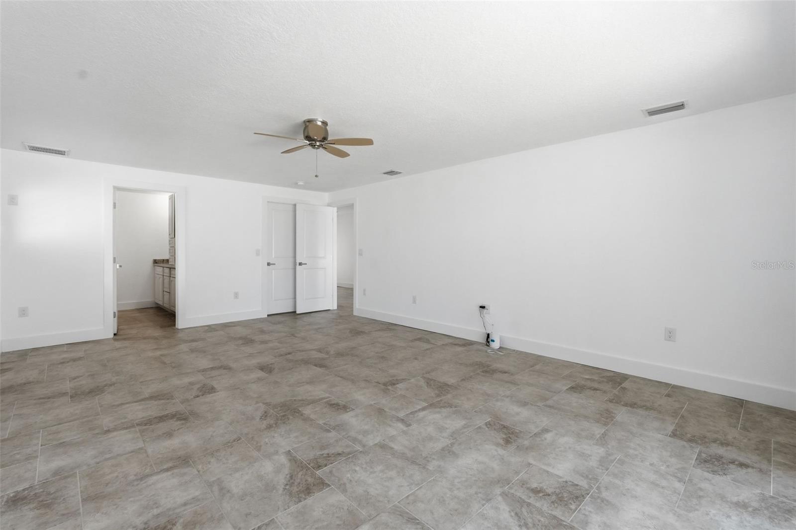 Master Bedroom with Large Walk-In Closet