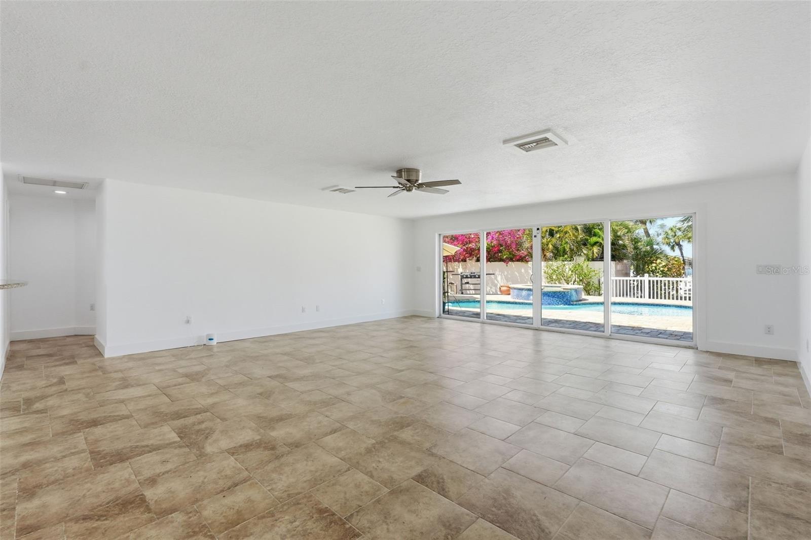 Living Room/Hallway to Rooms 2 and 3