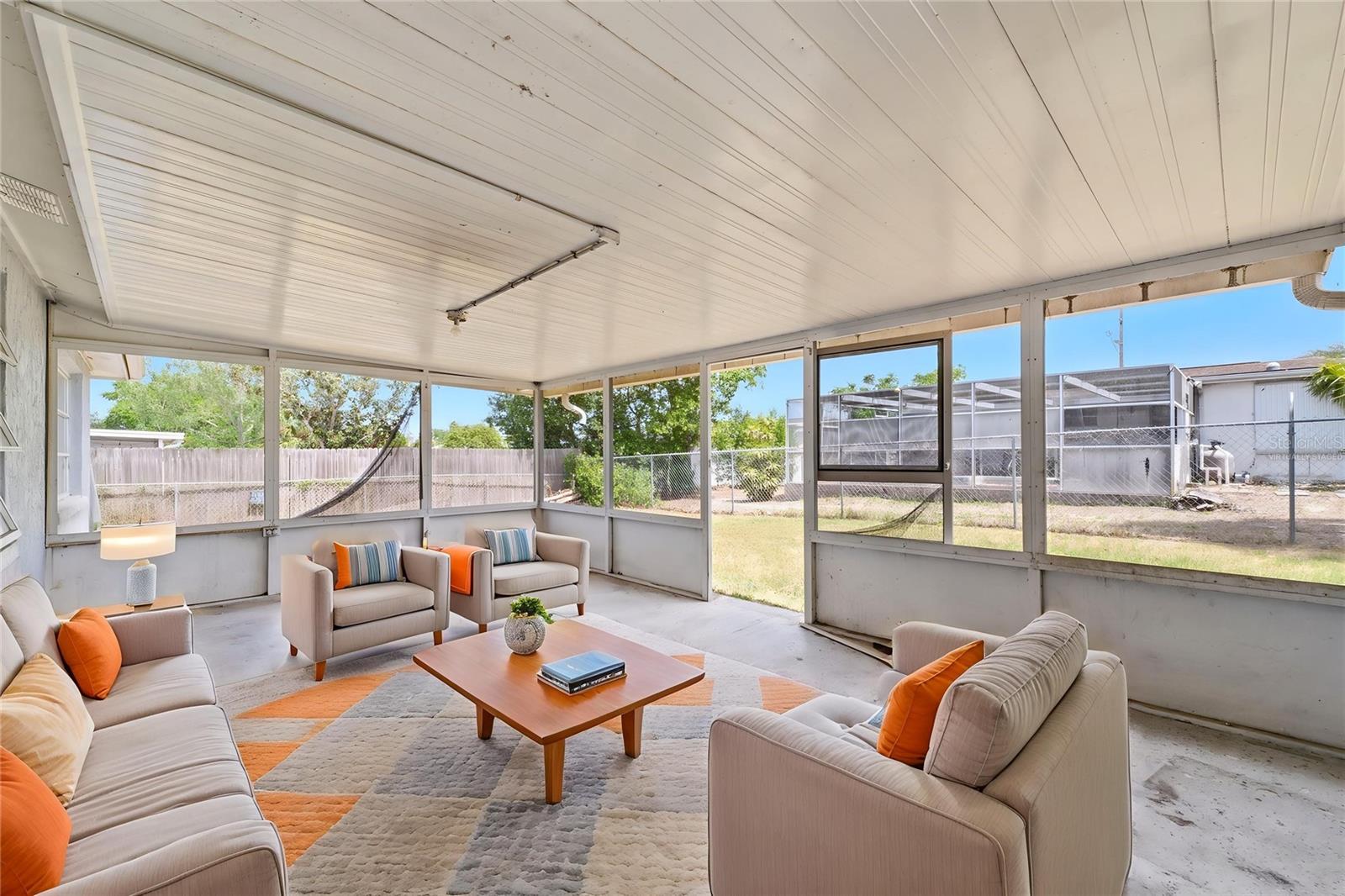 Rear Porch (Virtually Staged)