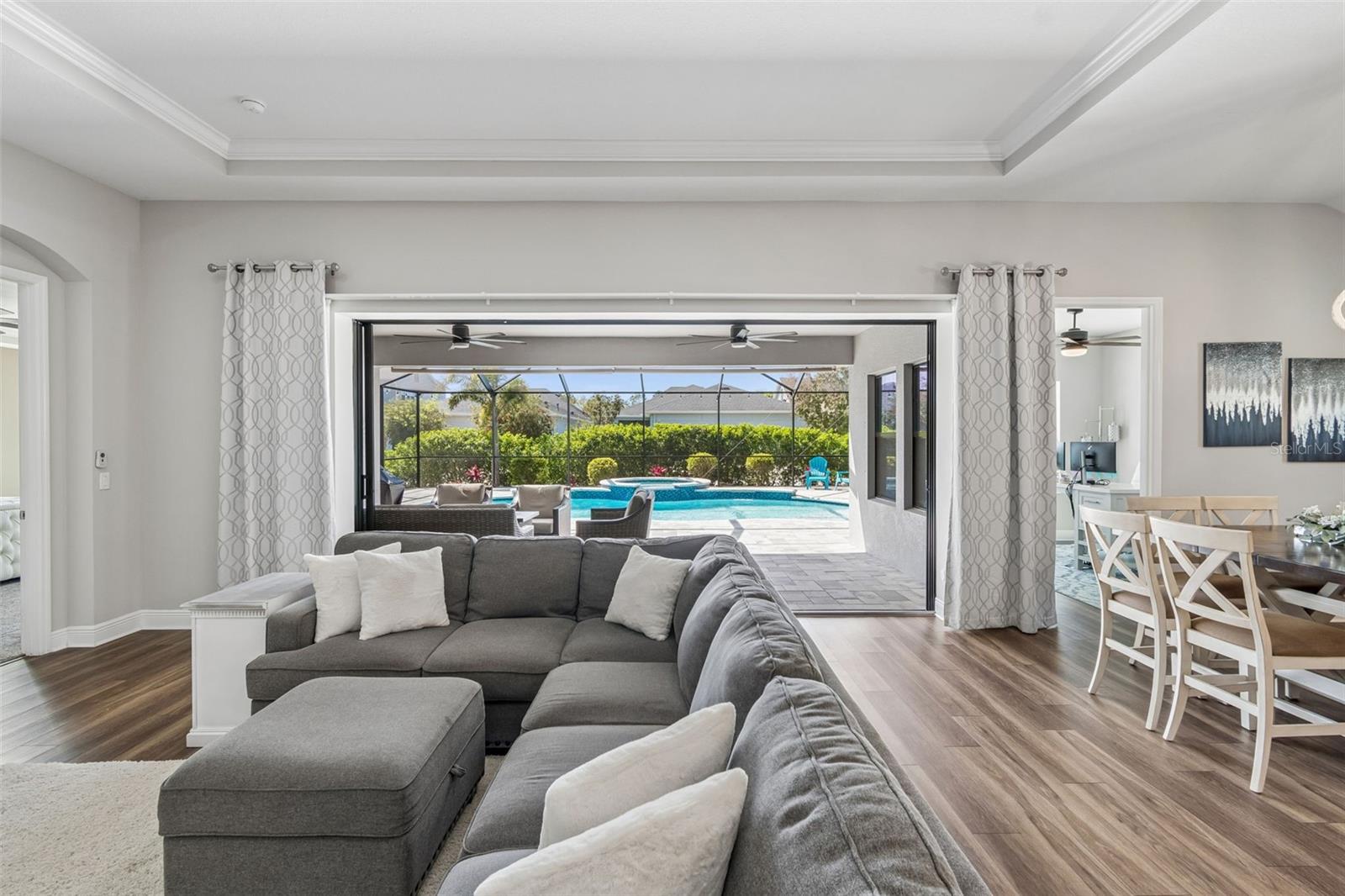 Family Room w/View of Lanai