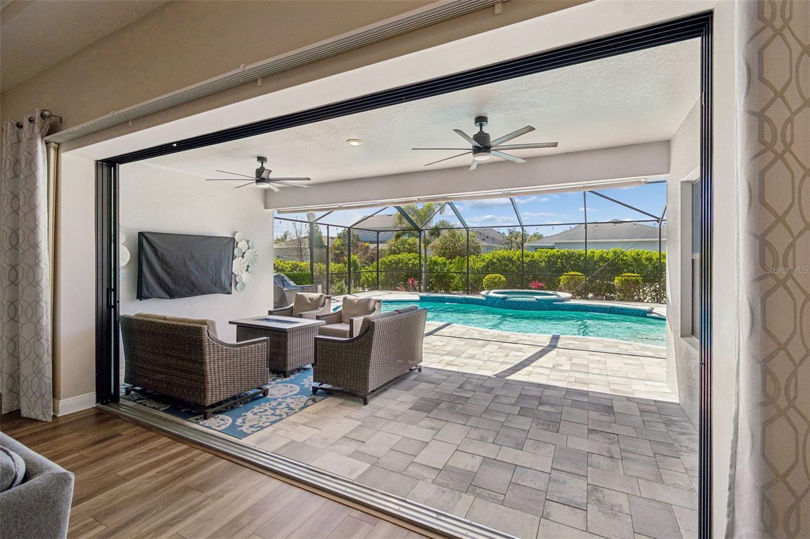 View of Lanai From Family Room