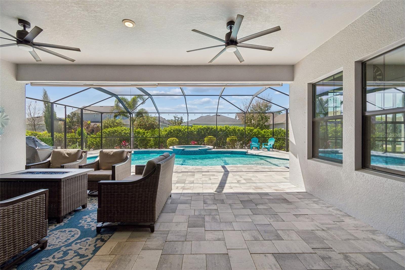 Lanai From Sliding Glass Doors