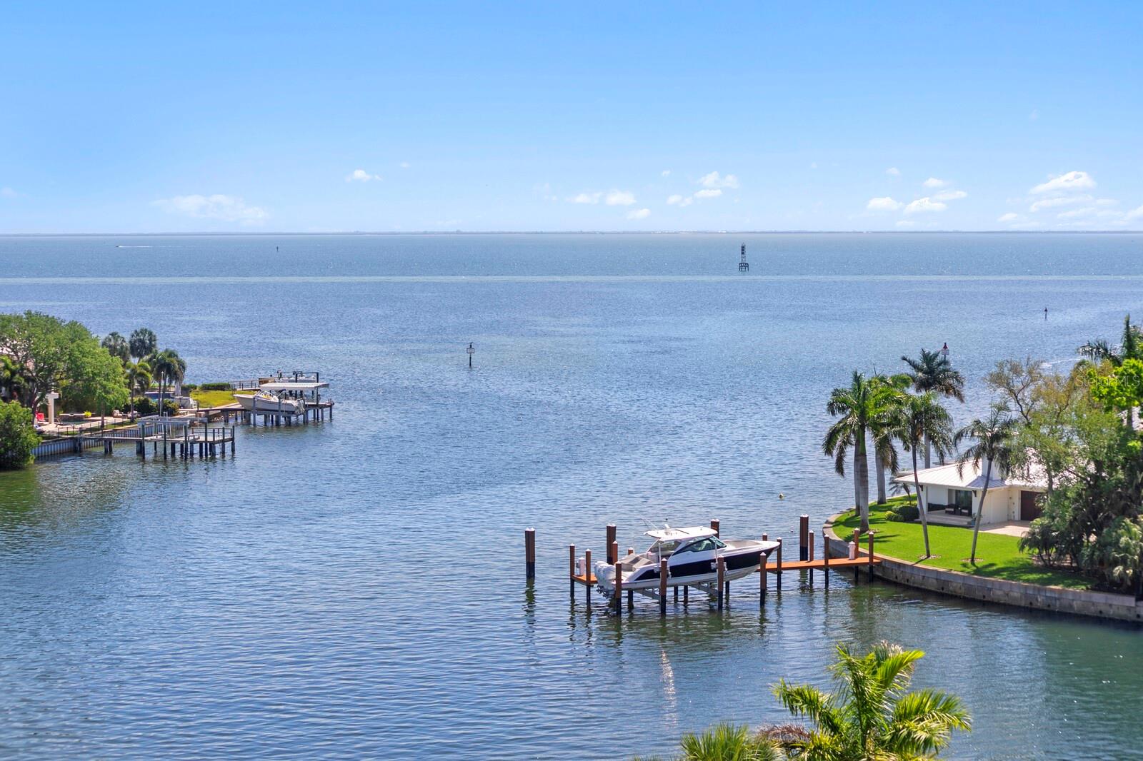Water Club Snell Isle features some of the best open water views of Tampa Bay