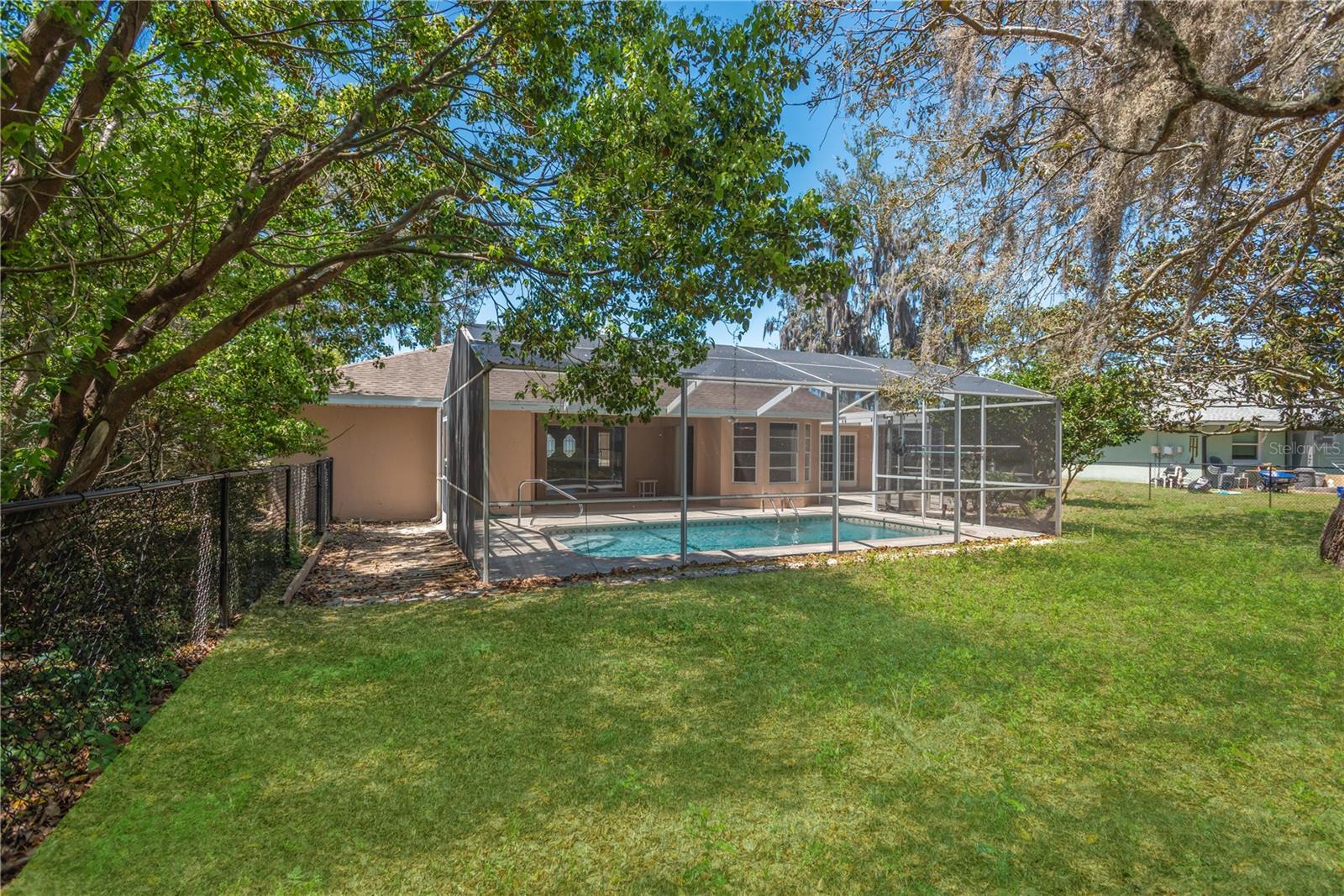 Another view of backyard.