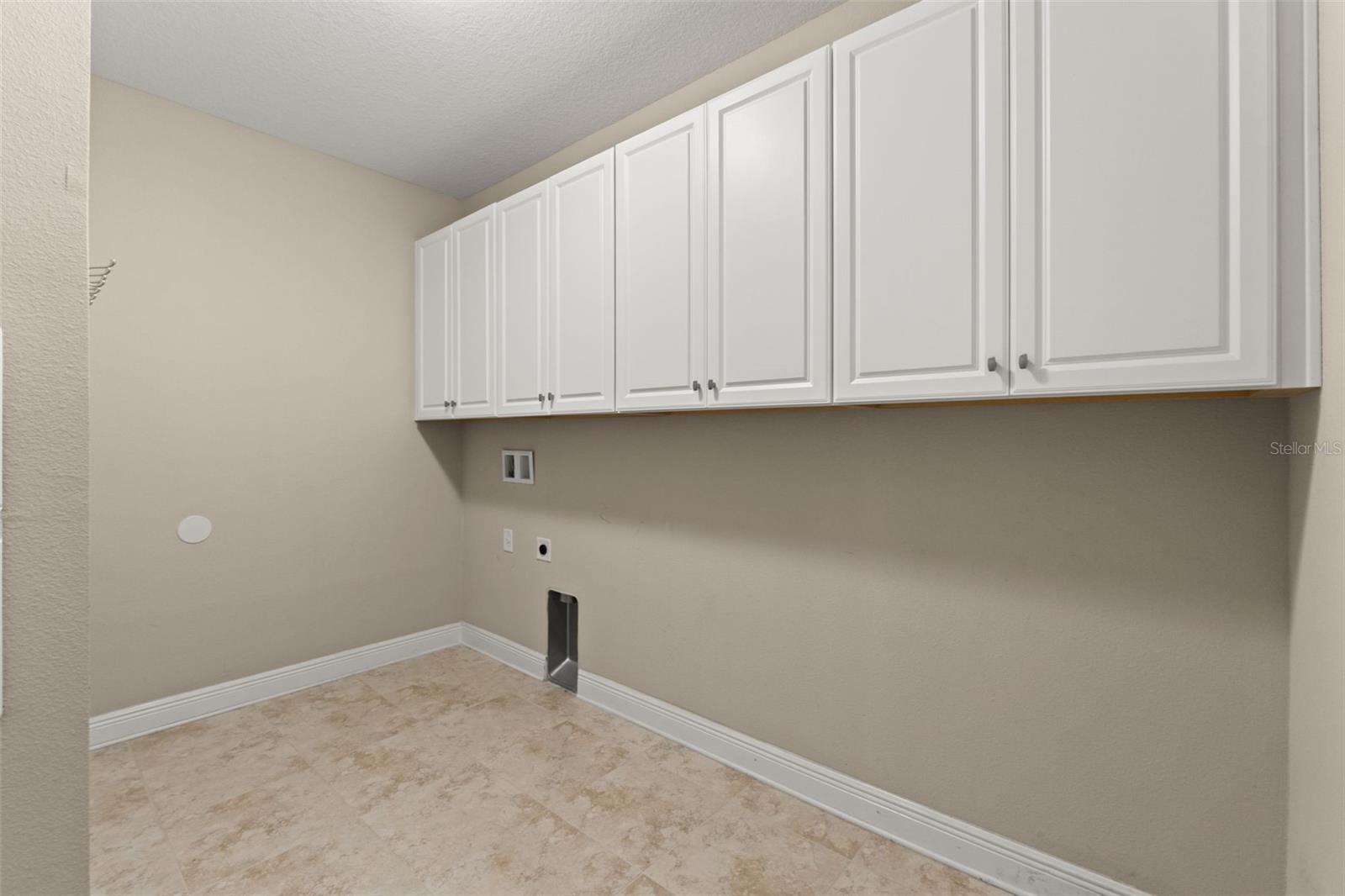 downstairs laundry room