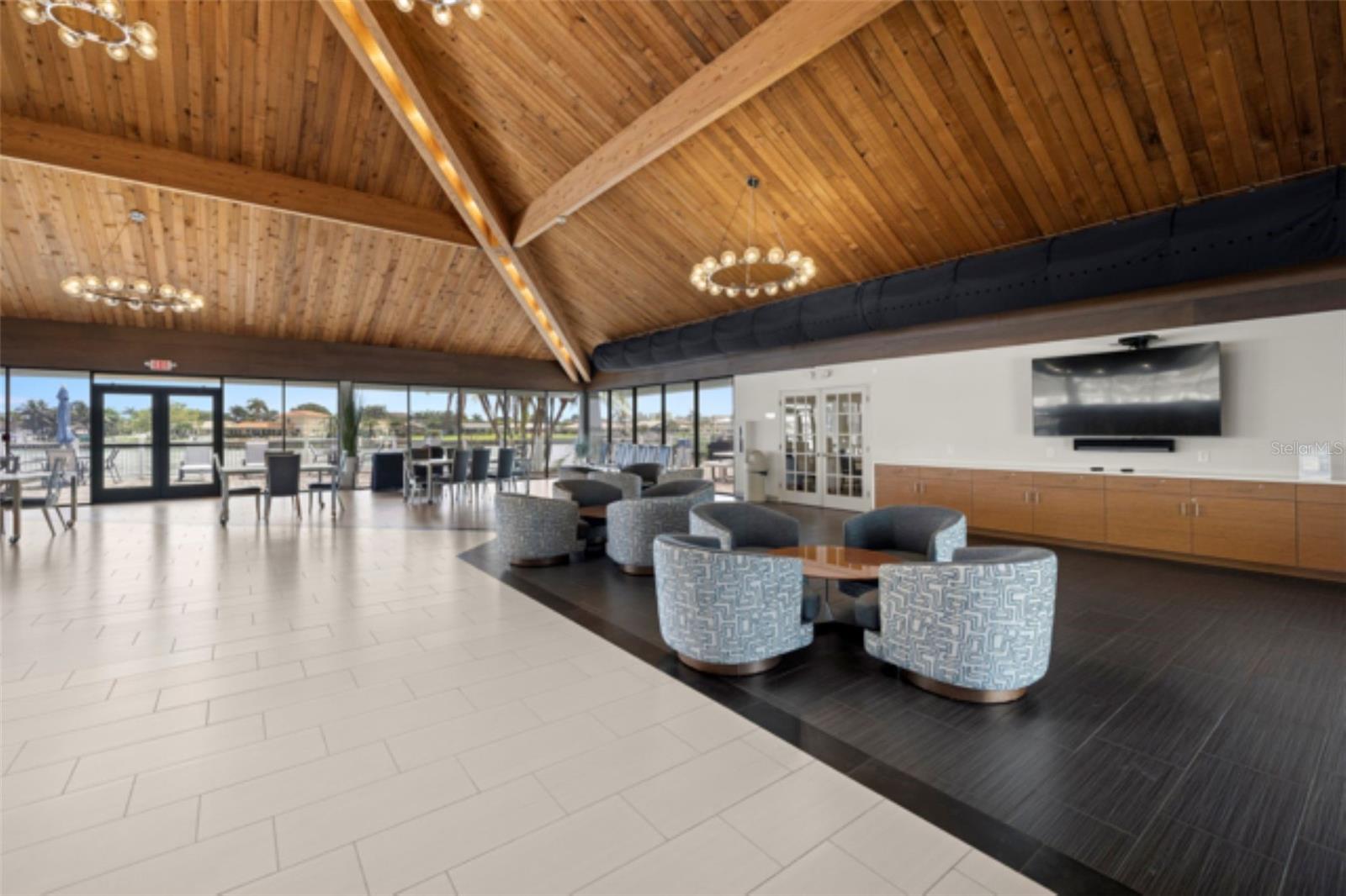 spacious clubhouse