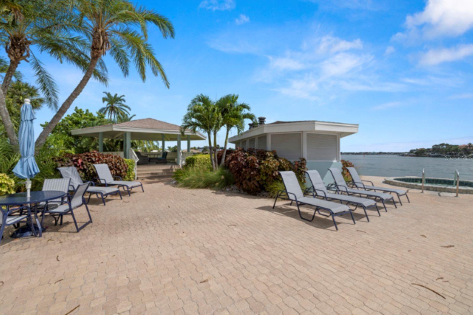 gazebo and lower deck