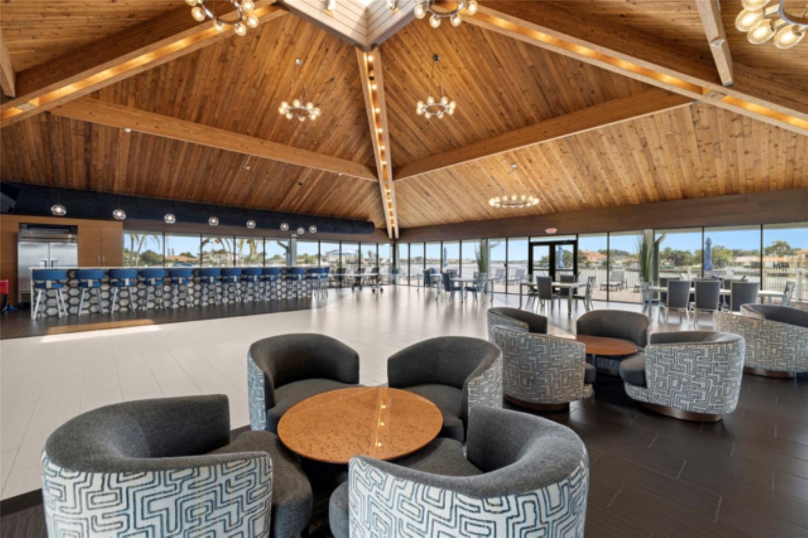 spacious clubhouse