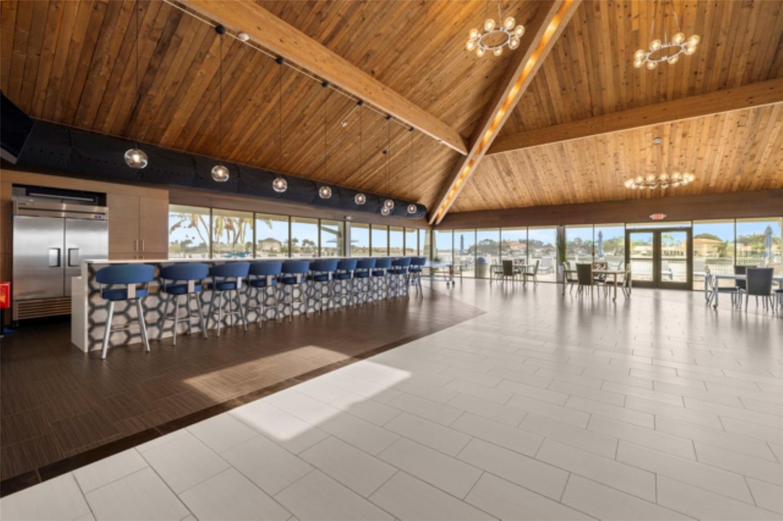 spacious clubhouse