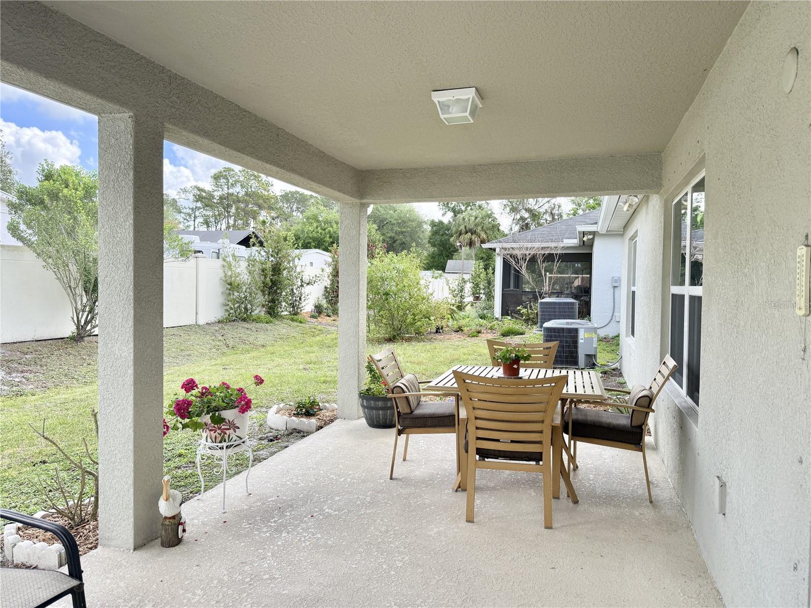 Covered Back Patio