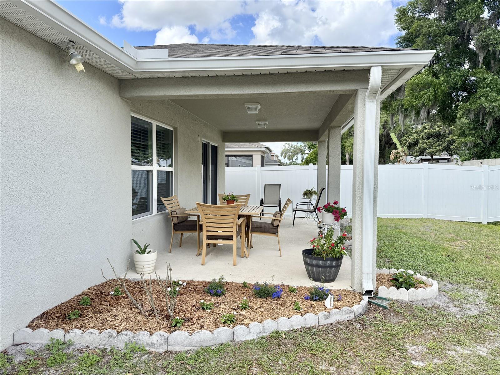 Covered Back Patio