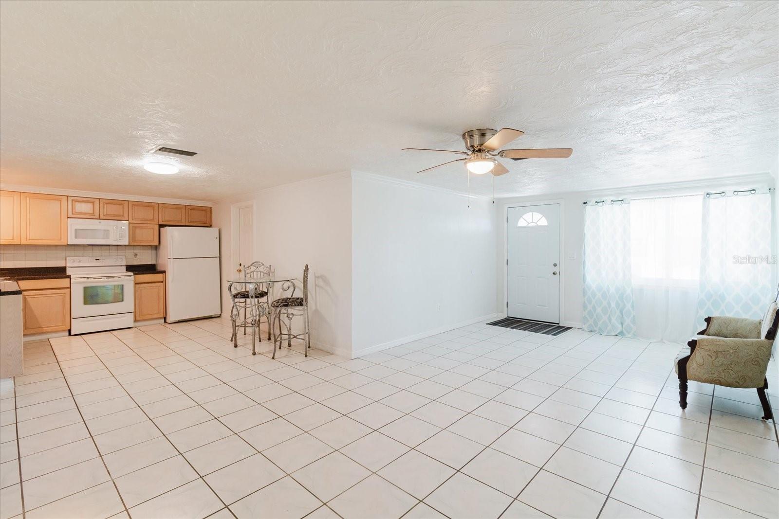 View From The Living Room To The Kitchen