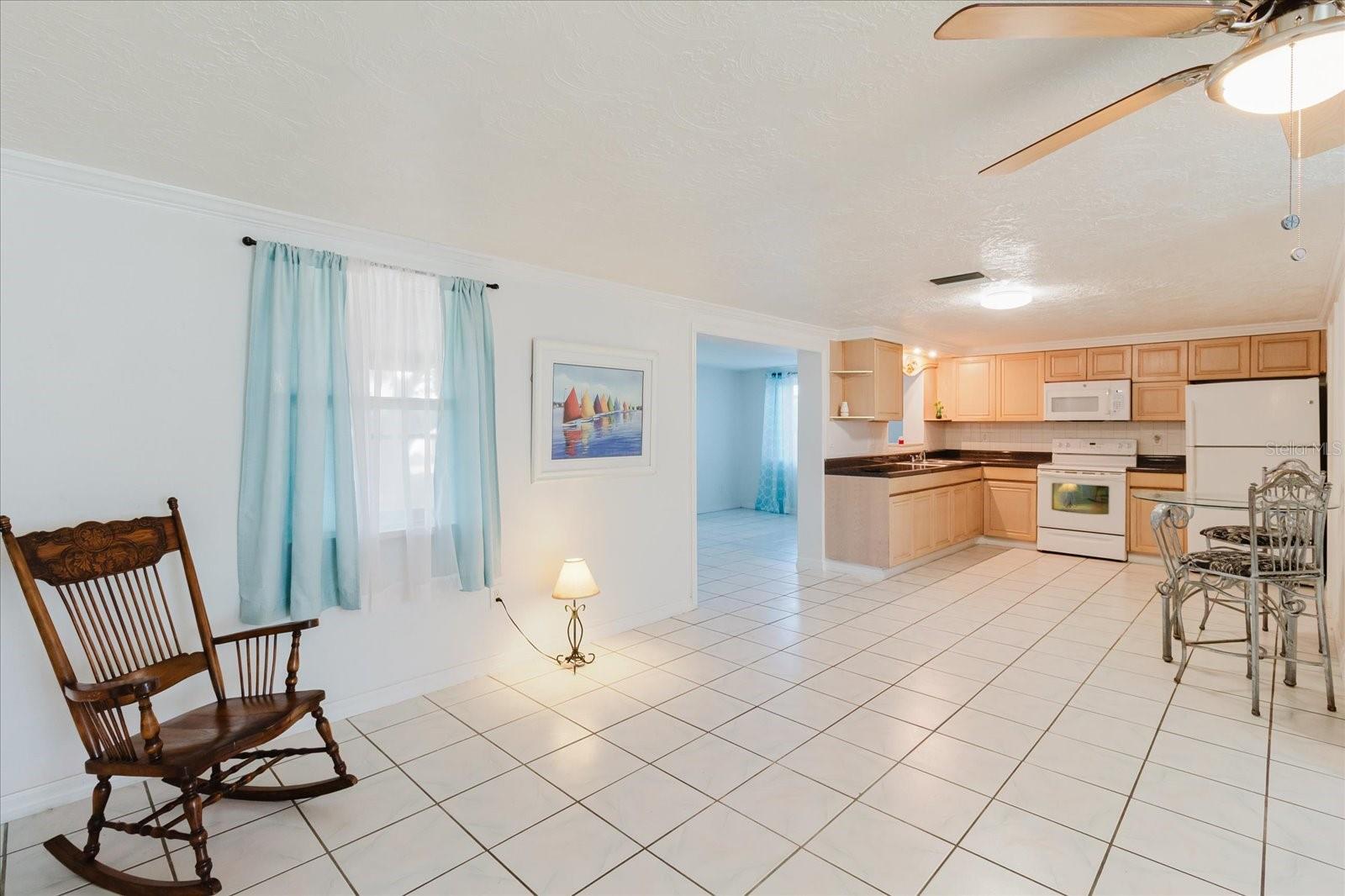 View From The Living Room To The Kitchen