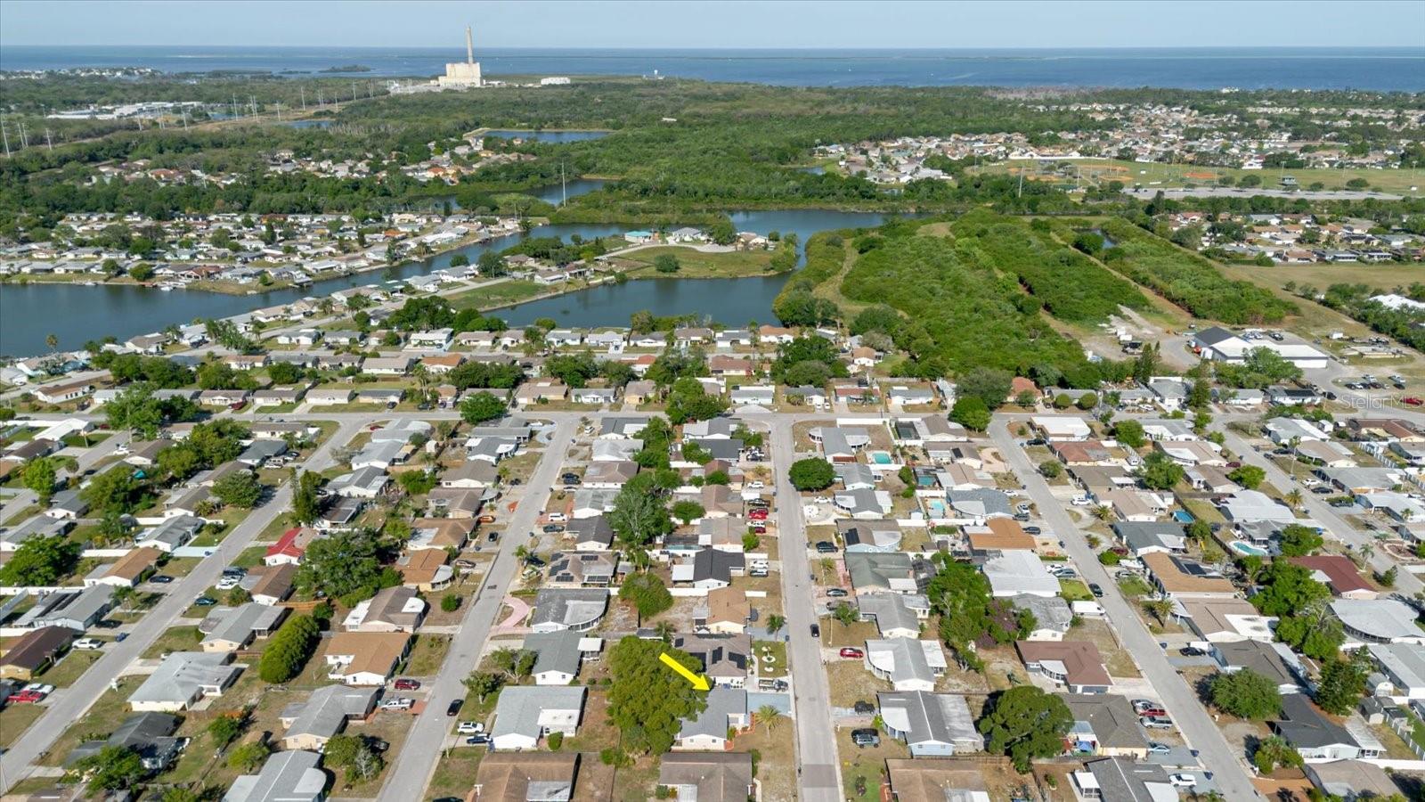 An Elevated View Of The Extended Community In Holiday