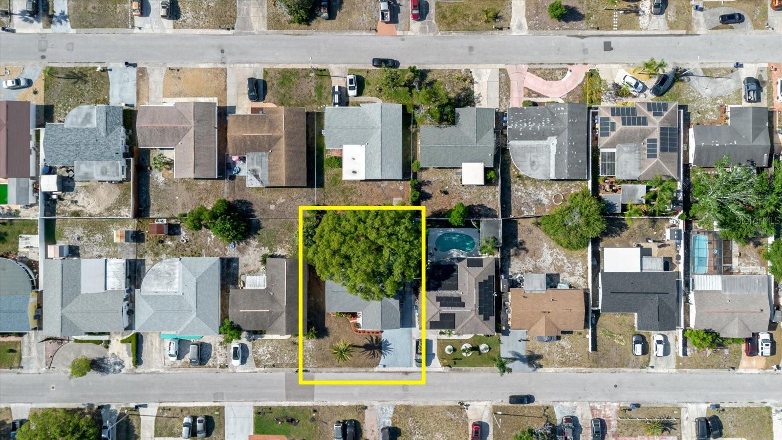 Your New Home Is Traced In Yellow