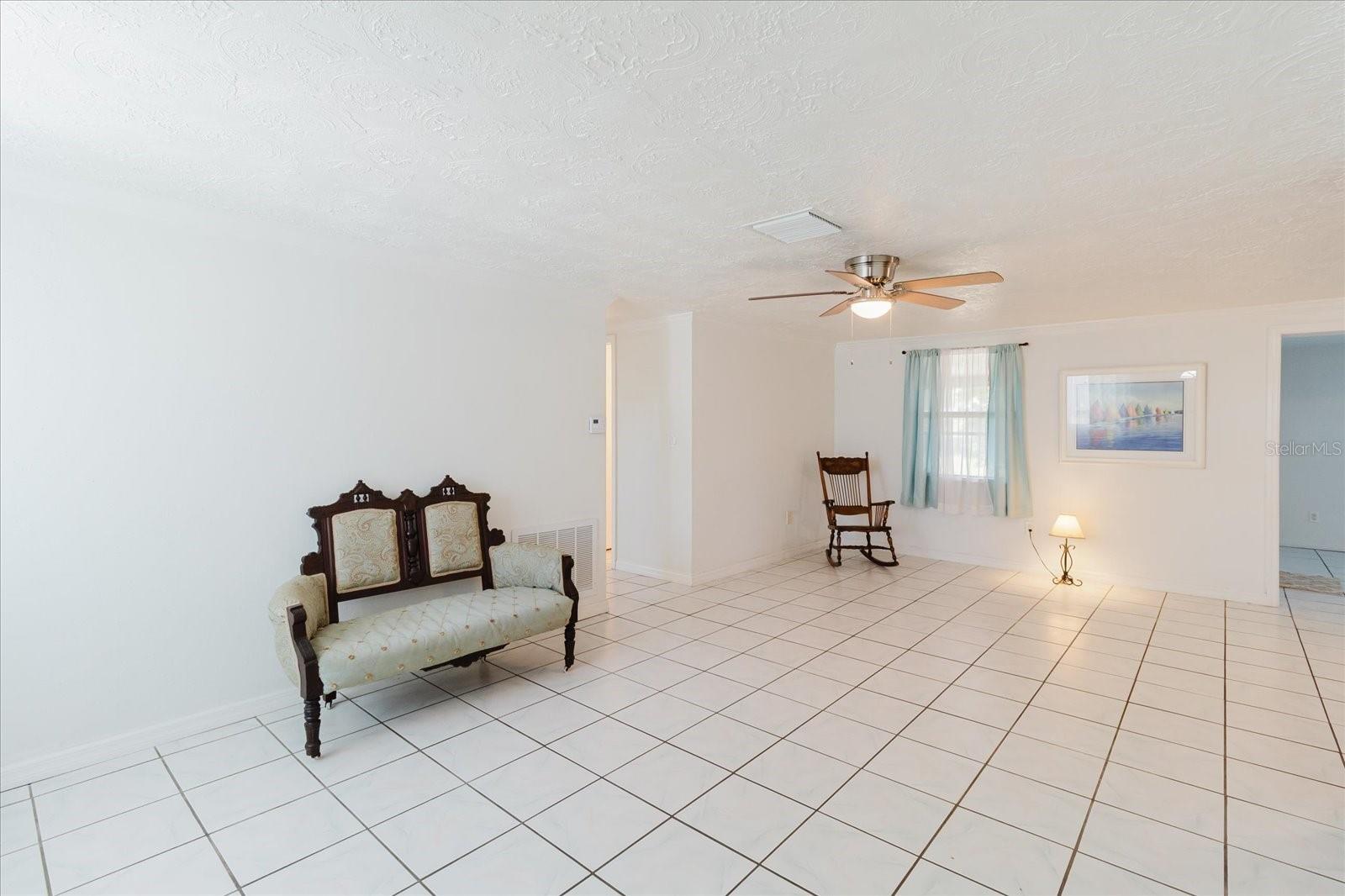 View From The Front Door Of The Living Room