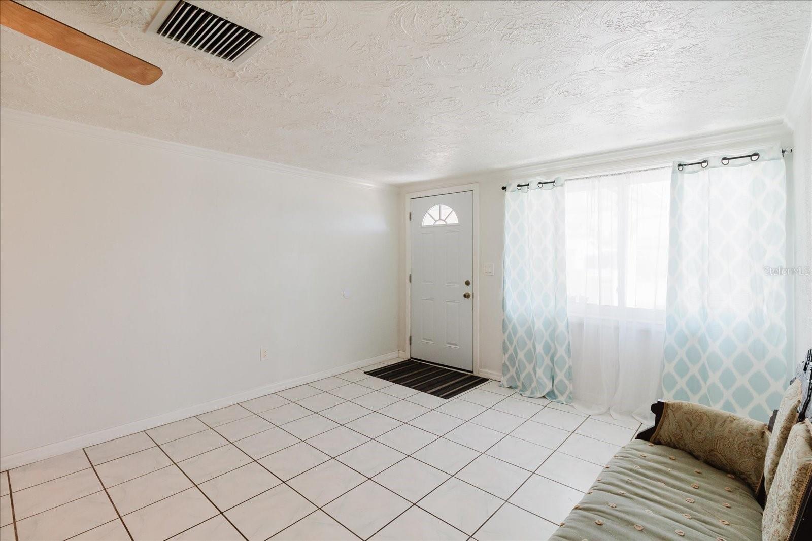 View In The Living Room Of The Front Door