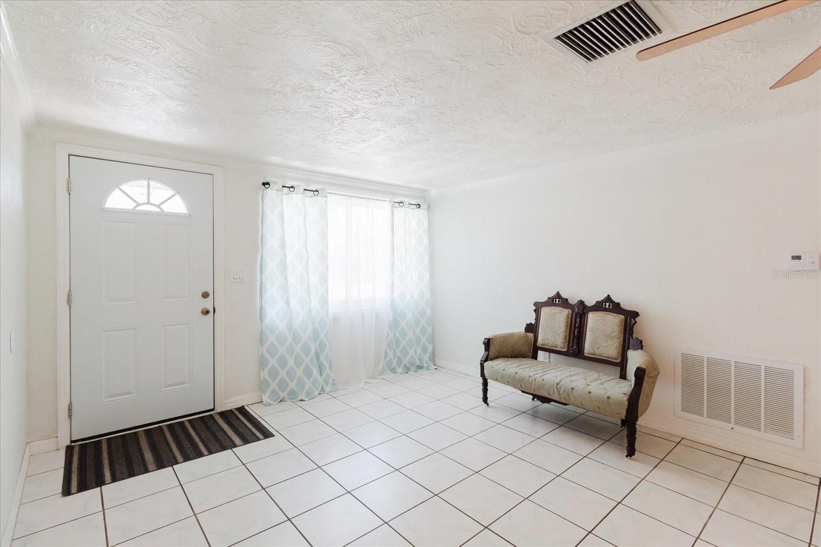 View In The Living Room Of The Front Door