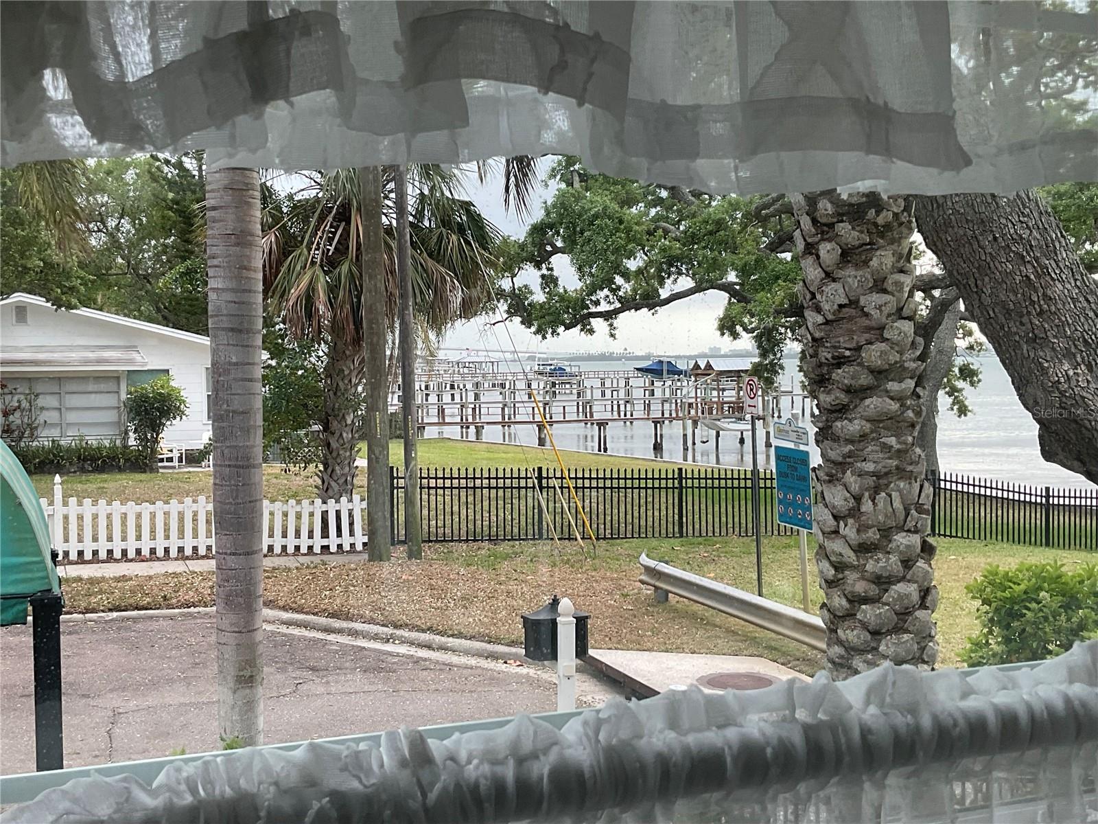 View to the South to the Clearwater Bridge over to the beach