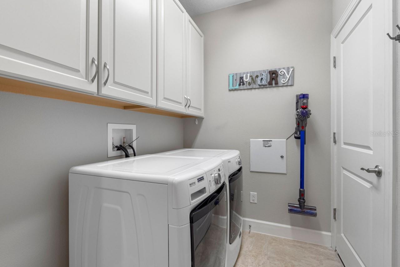 Interior Laudry room Easy access from all bedrooms.