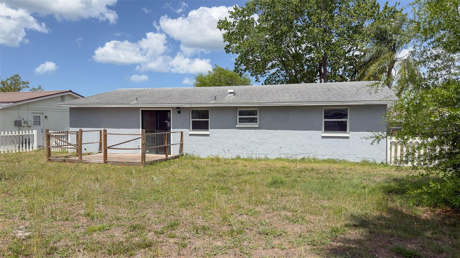 Expansive yard with room to grow, garden, or expand the home’s footprint.