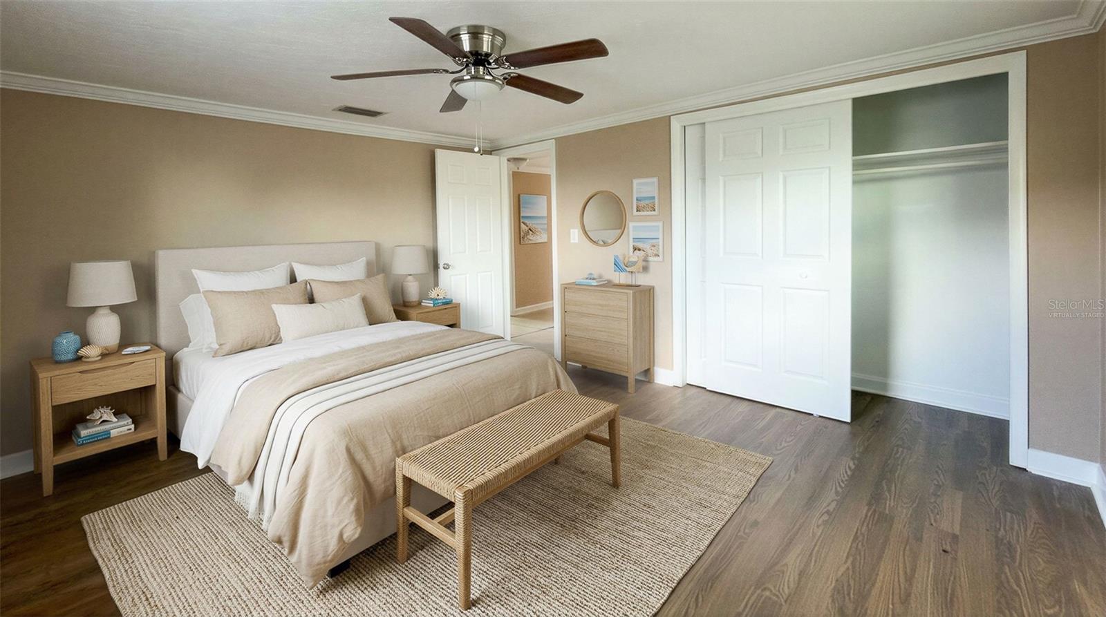 Photo has been virtually staged to illustrate potential use of space. Furniture and décor are not included.