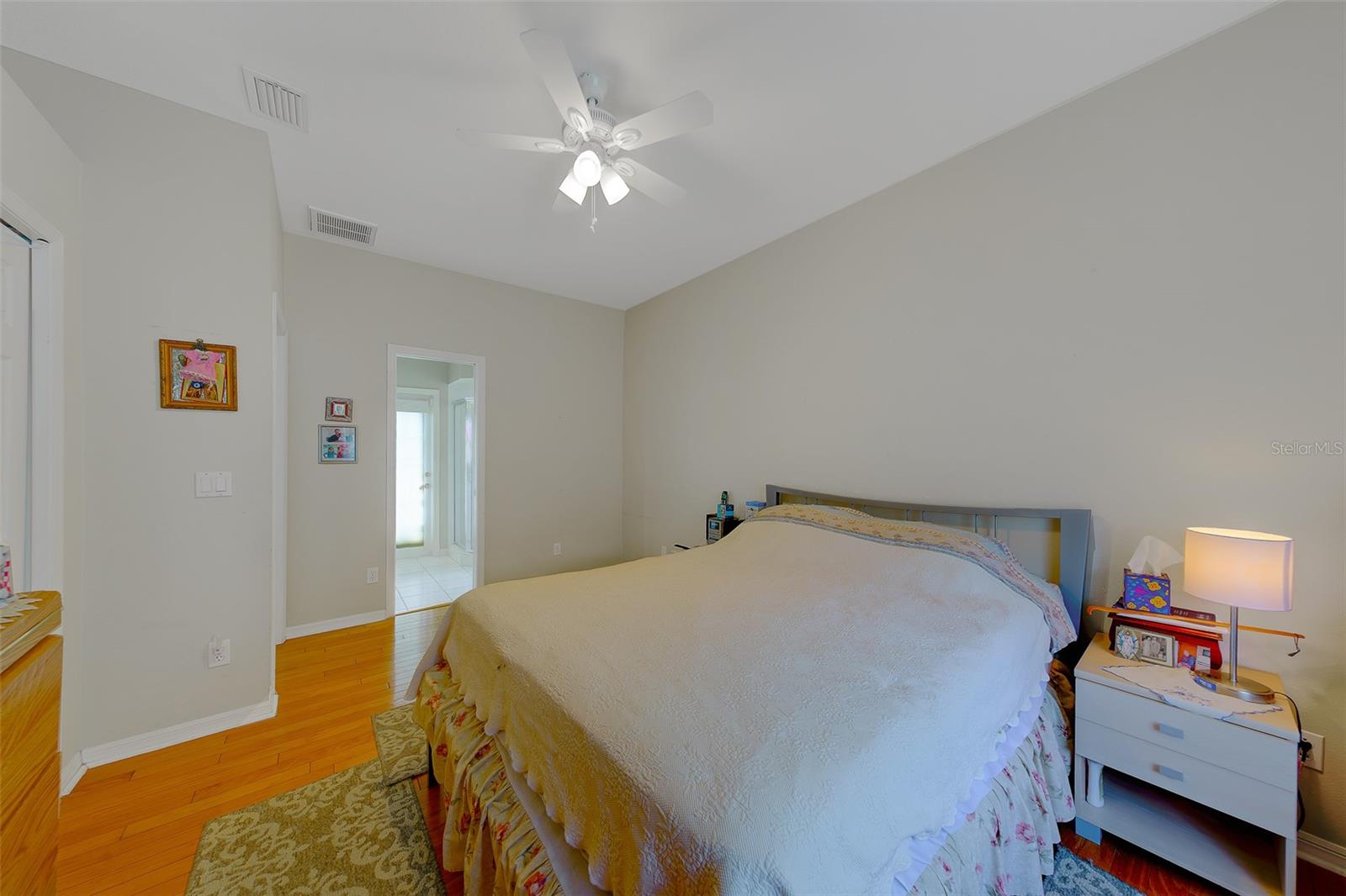 4th bedroom with bathroom ensuite leading to pool