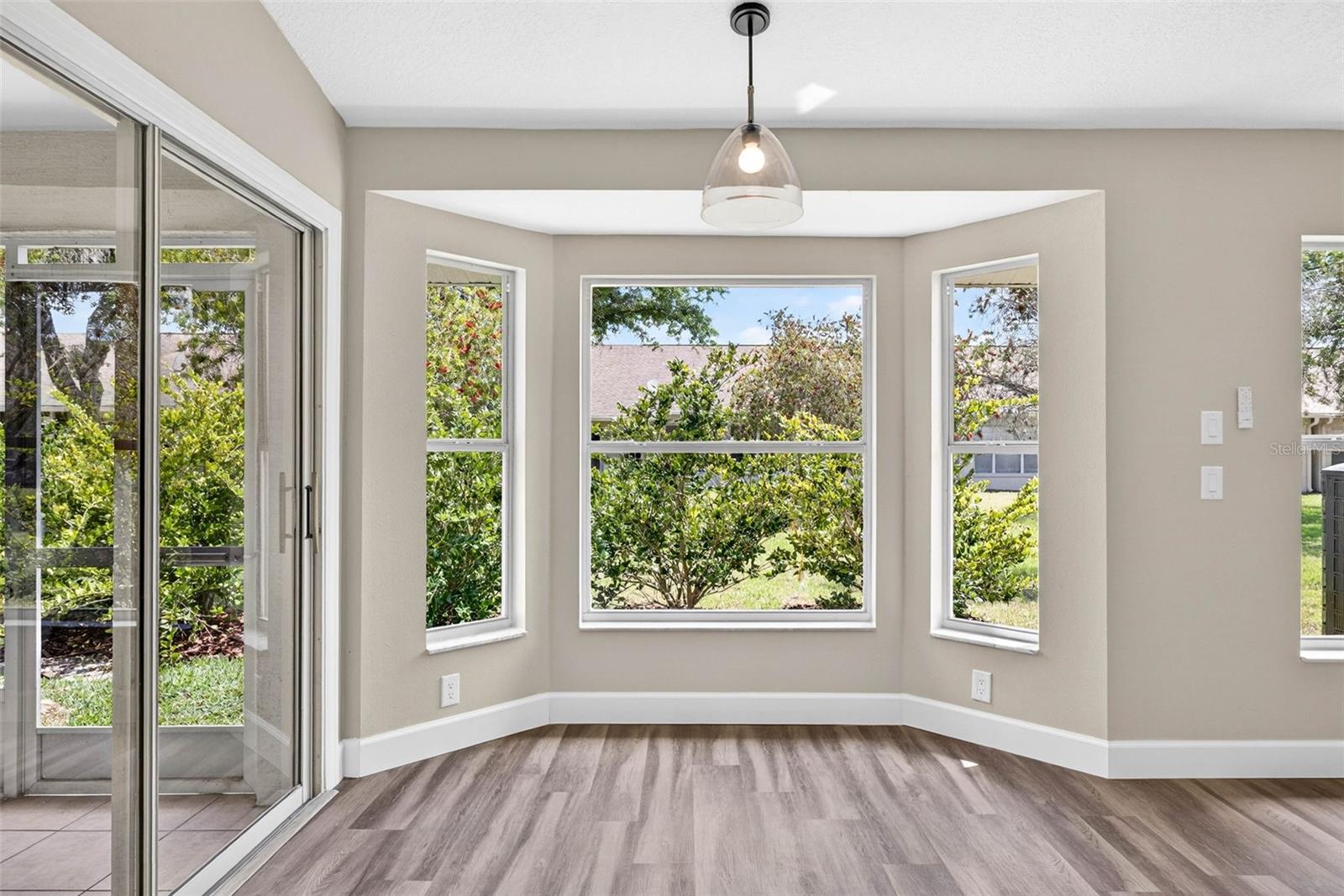 Nook looking out to new privacy landscaping