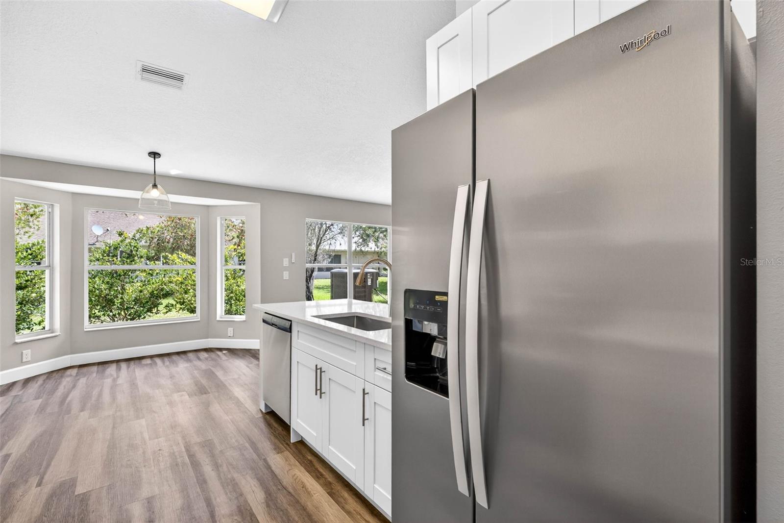 Looking out to breakfast area