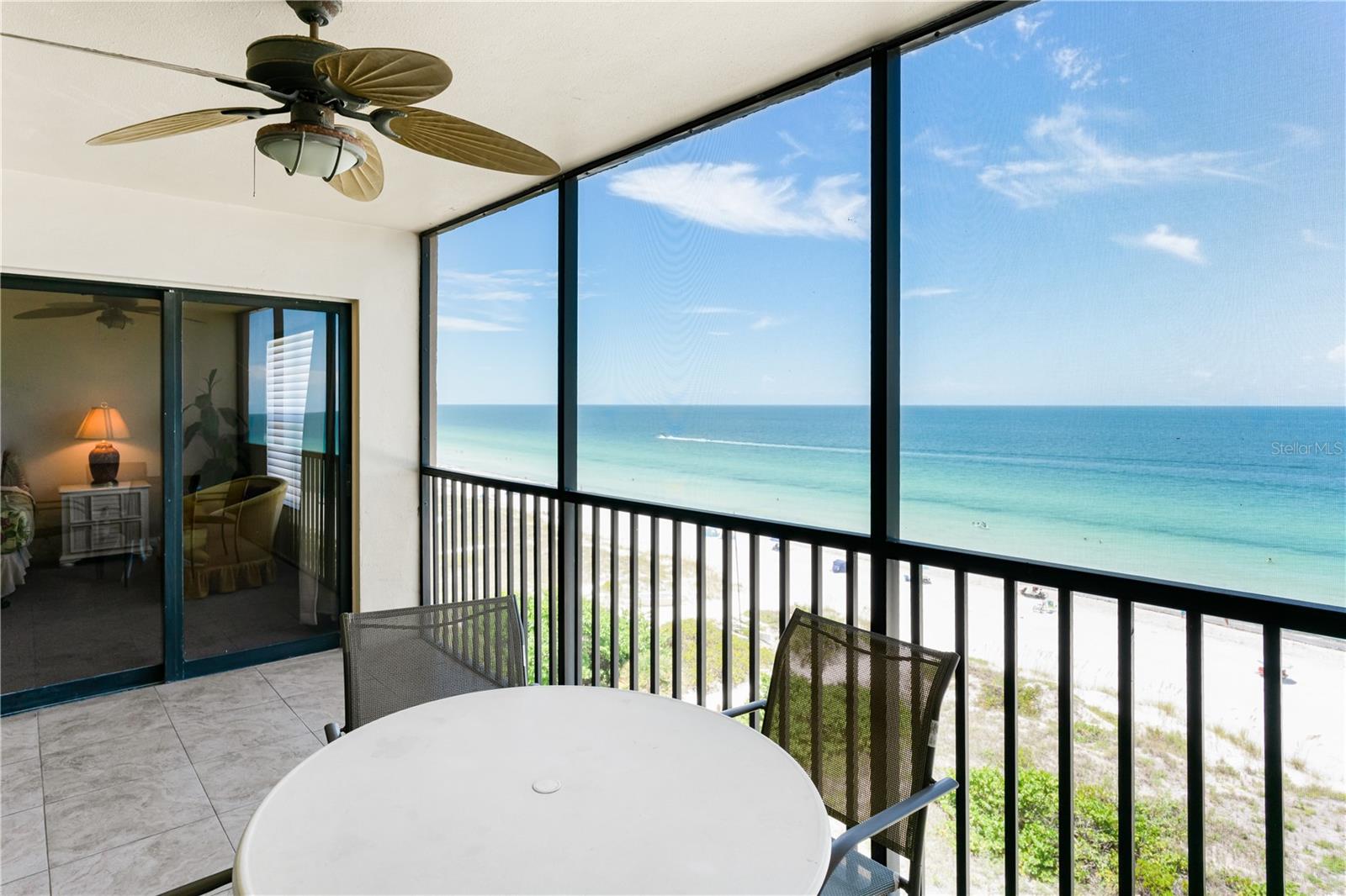 Large Balcony with water view